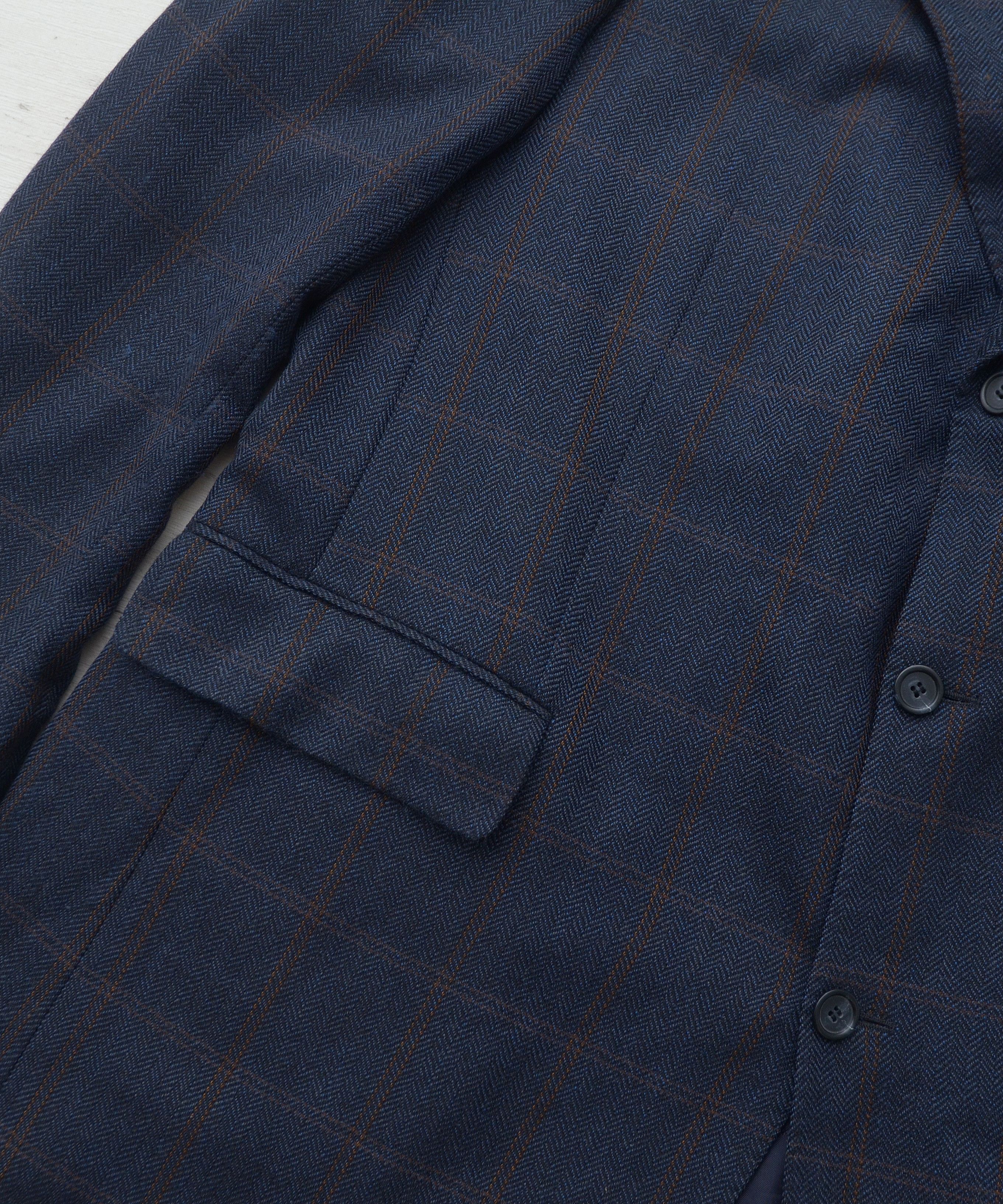 Burberry × Burberry Prorsum Vintage BURBERRY London Wool Tweed Check Blazer size 56 Size 54R - 6 Thumbnail