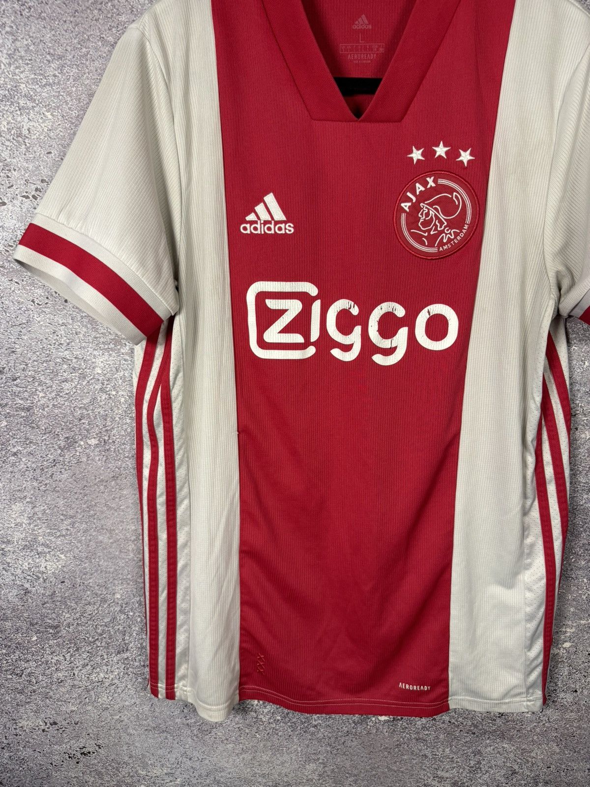 Adidas × Vintage Vintage Ajax 2020/21 Adidas Soccer Jersey Blokcore Large Size US L / EU 52-54 / 3 - 5 Thumbnail