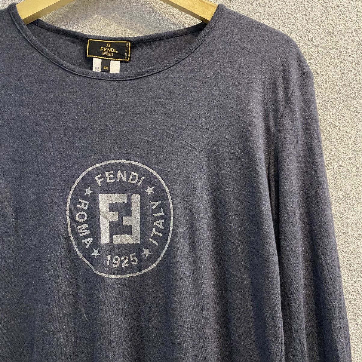Fendi Fendi Logo Long Sleevee Tshirt Size US S / EU 44-46 / 1 - 2 Thumbnail