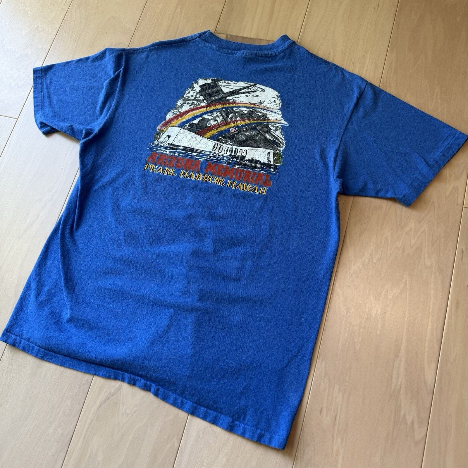 Vintage Vintage USS Arizona BB39 Shirt XL Blue 80s Pearl Harbor Size US XL / EU 56 / 4 - 8 Thumbnail