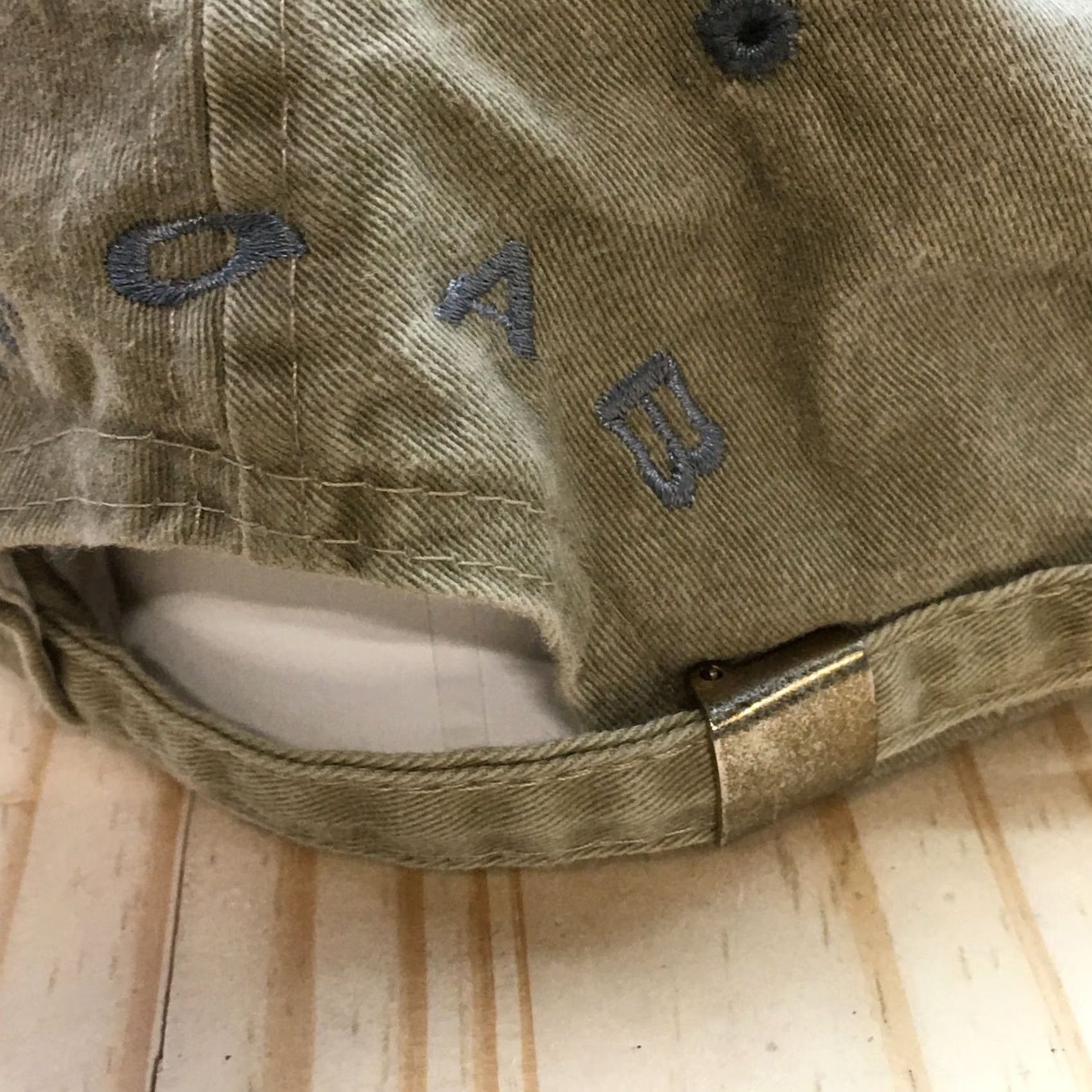 Vintage SCI Baseball Cap Mens Beige One Size Curved Brim Embroidered Logo Size ONE SIZE - 7 Thumbnail