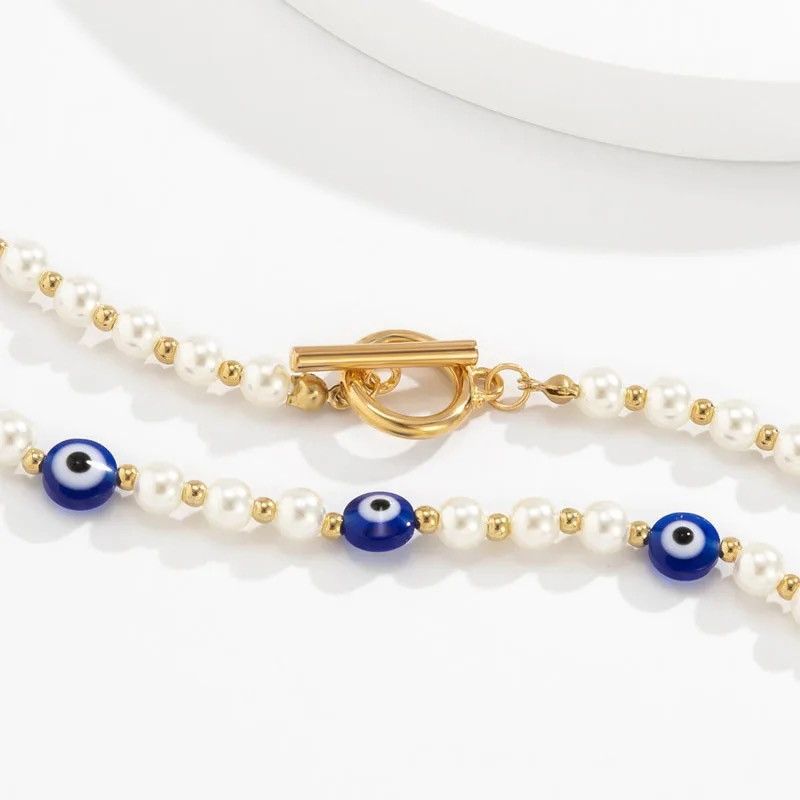 Jewelry × Vintage Streetwear Pearl Necklace Jewerly y2k Size ONE SIZE - 4 Thumbnail