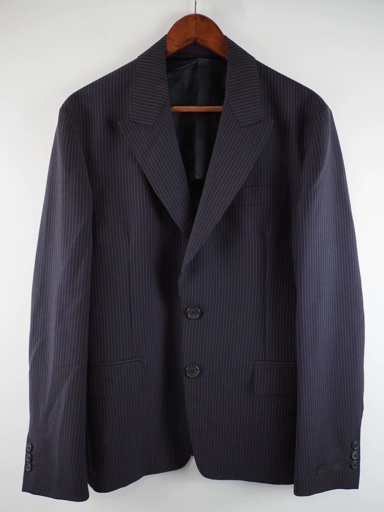 Prada Prada Horsehair wool blended striped suit 2502-Nextarrow Size 50R - 1 Thumbnail