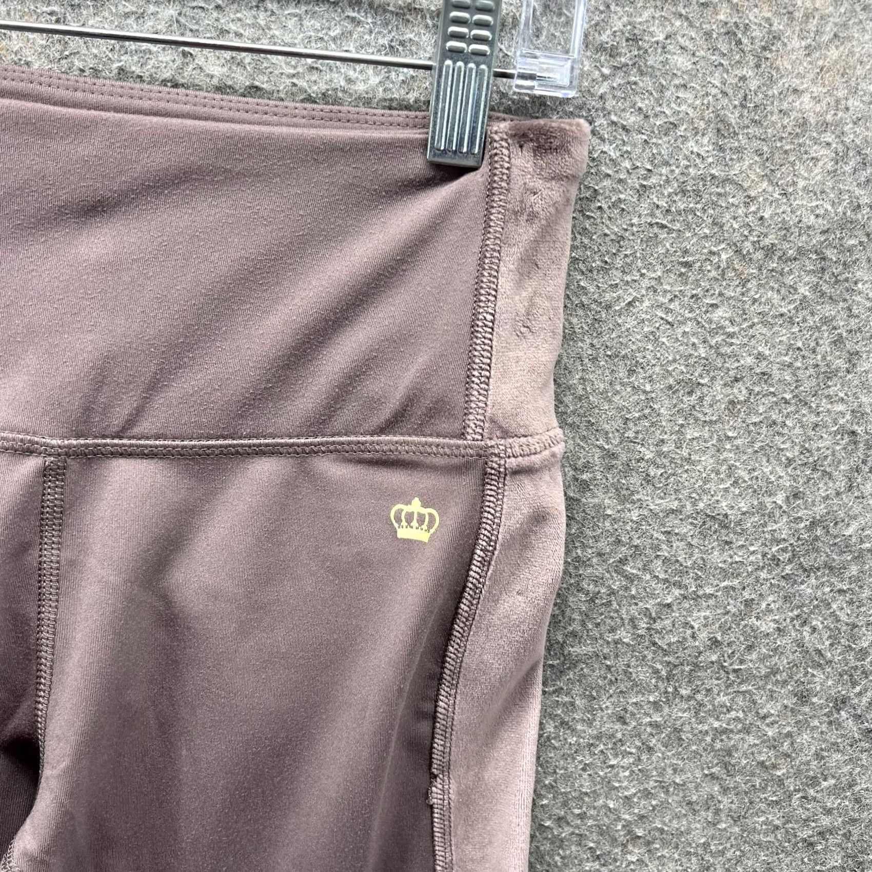 Juicy Couture Juicy Couture Sport Leggings Womens Small Brown Ankle High Rise Yoga Pants Size 28" / US 6 / IT 42 - 7 Thumbnail