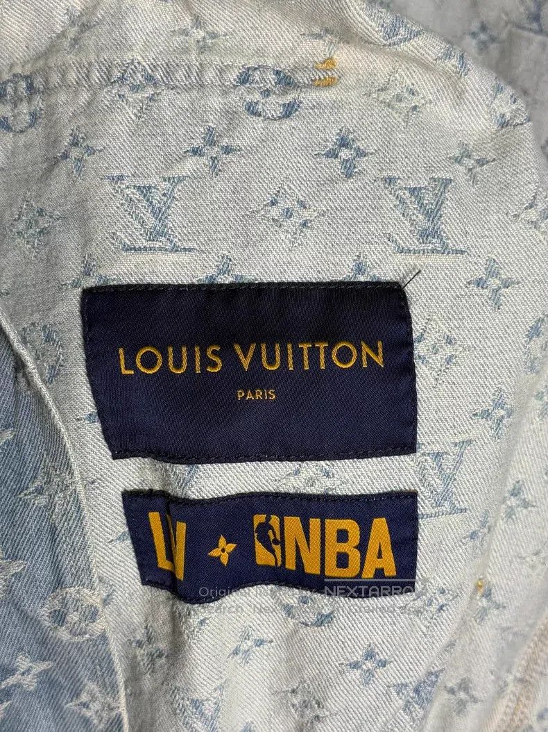 Louis Vuitton Louis Vuitton NBA Co-Branded Denim Jacket Size US M / EU 48-50 / 2 - 8 Thumbnail