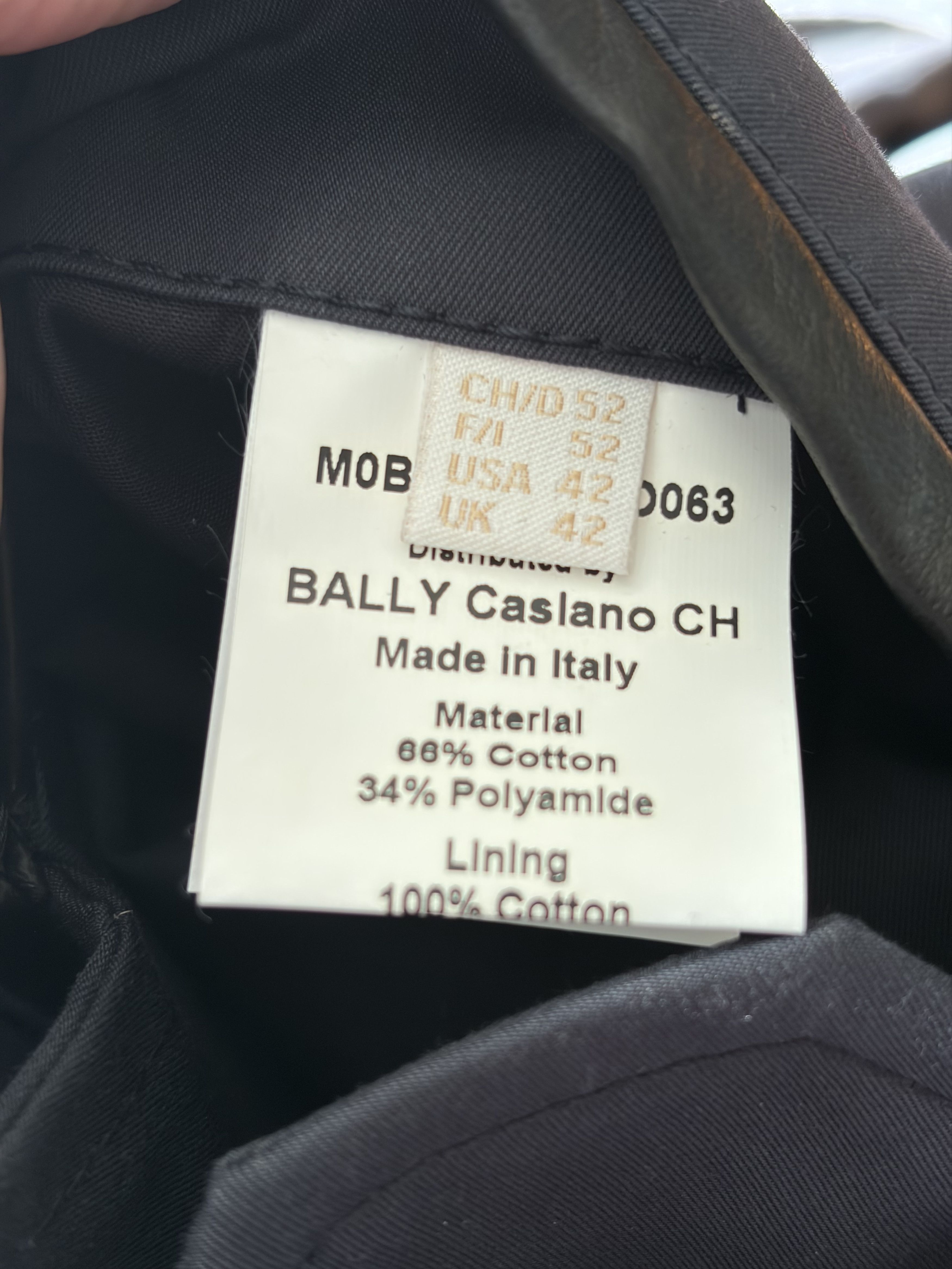 Bally Bally midnight blue Trench Coat size 52 NWT Size US L / EU 52-54 / 3 - 9 Thumbnail