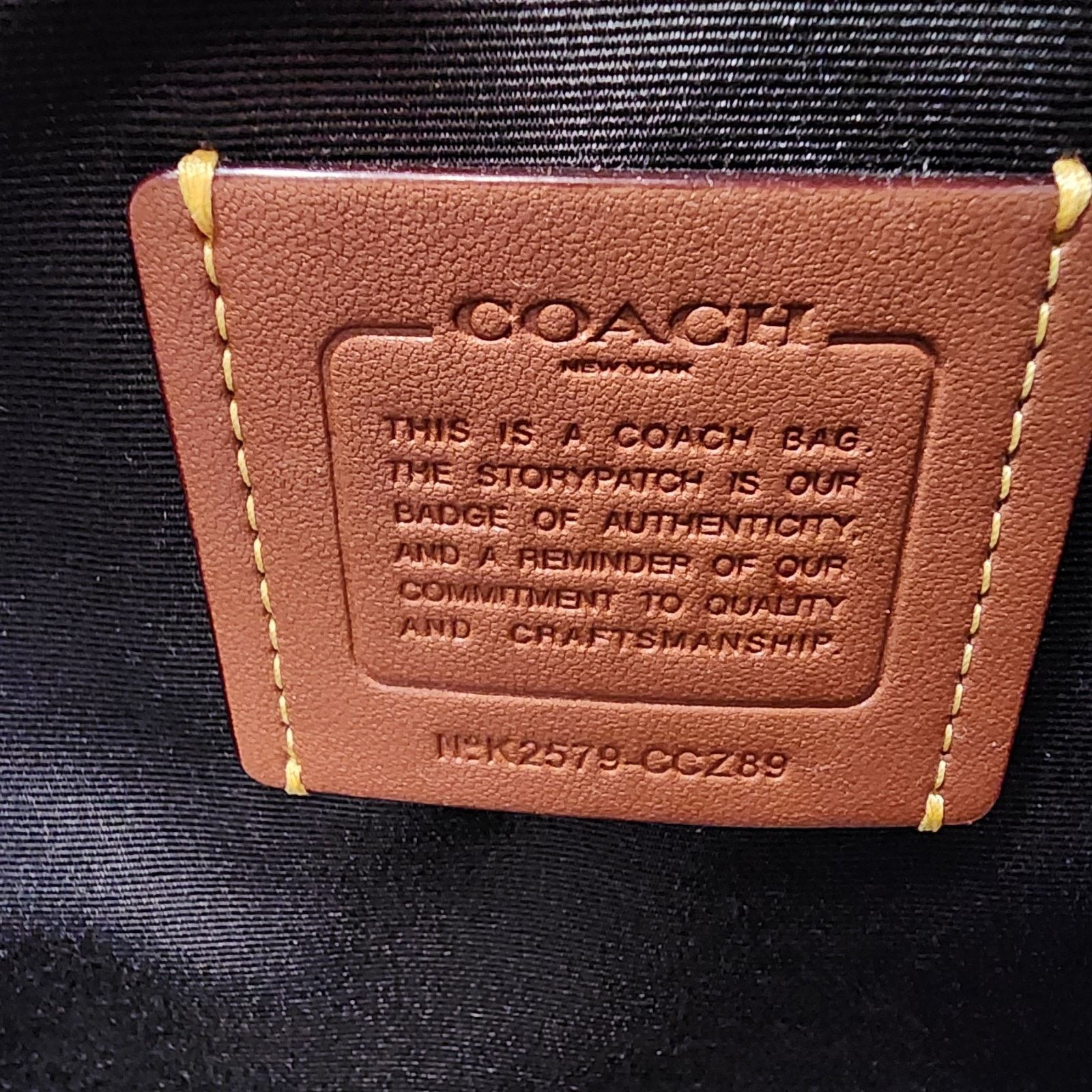 Coach NWT Coach CCZ89 Rowan Bucket Bag Cherry Charm Suede Black Size ONE SIZE - 5 Thumbnail