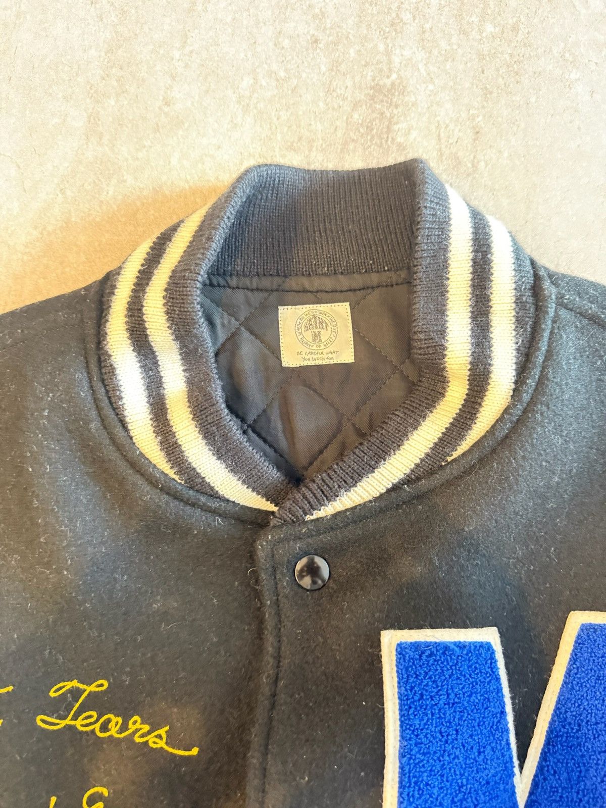 DENIM TEARS × Saint Michael Saint Tears Varsity Size US XL / EU 56 / 4 - 2 Thumbnail