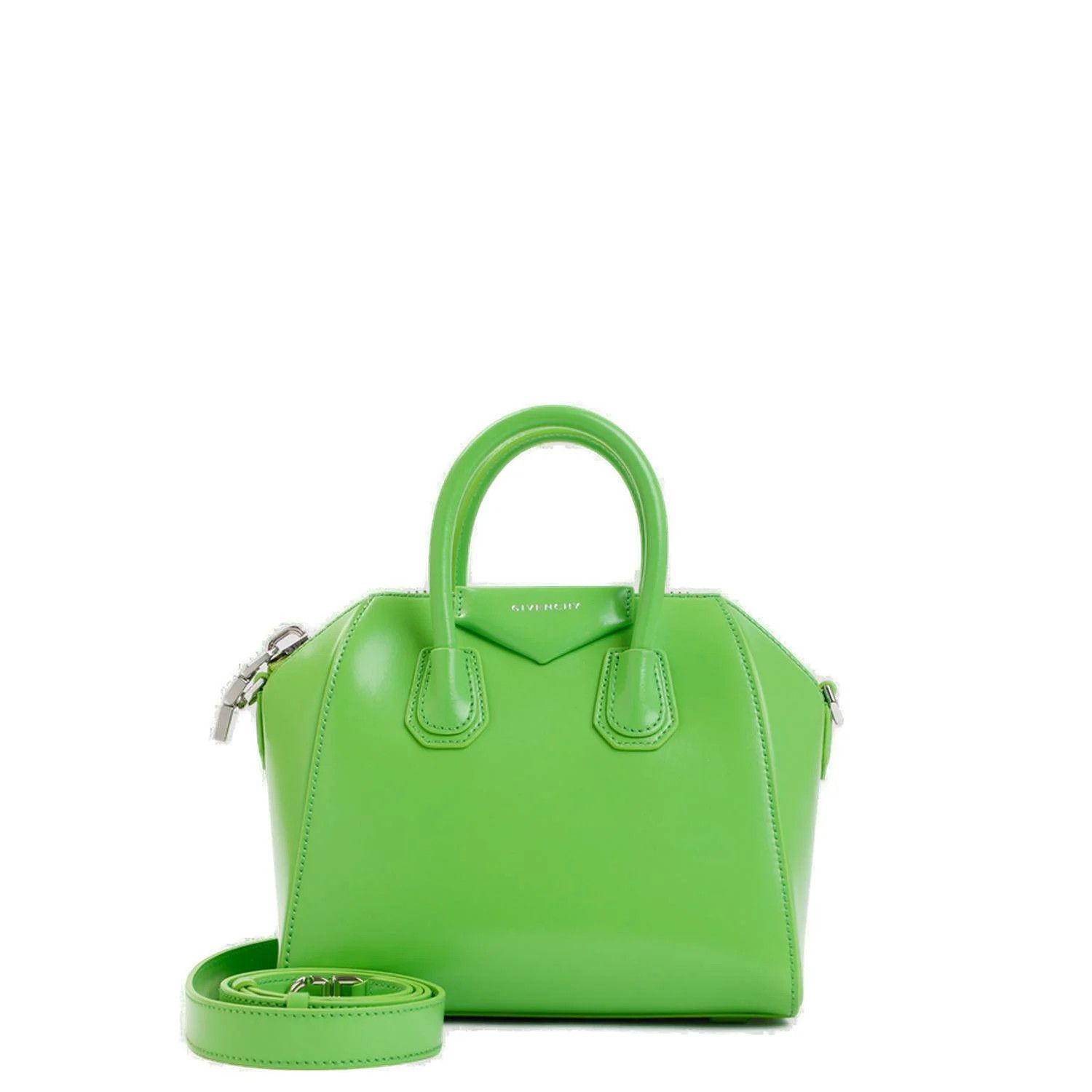 Givenchy o1srvl11e1124 Size: OS Mini Antigona Stretch Bag in Green Size ONE SIZE - 1 Thumbnail