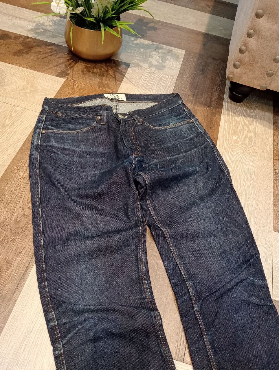 Acne Studios ACNE STUDIOS MAX NEW RAW INDIGO DENIM PANTS Size US 30 / EU 46 - 4 Thumbnail