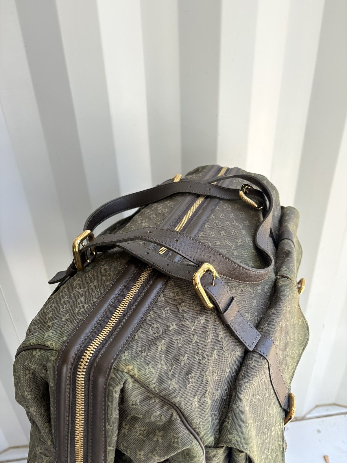 Louis Vuitton Louis Vuitton Mini Lin Monogram Duffle Bag Size ONE SIZE - 6 Thumbnail
