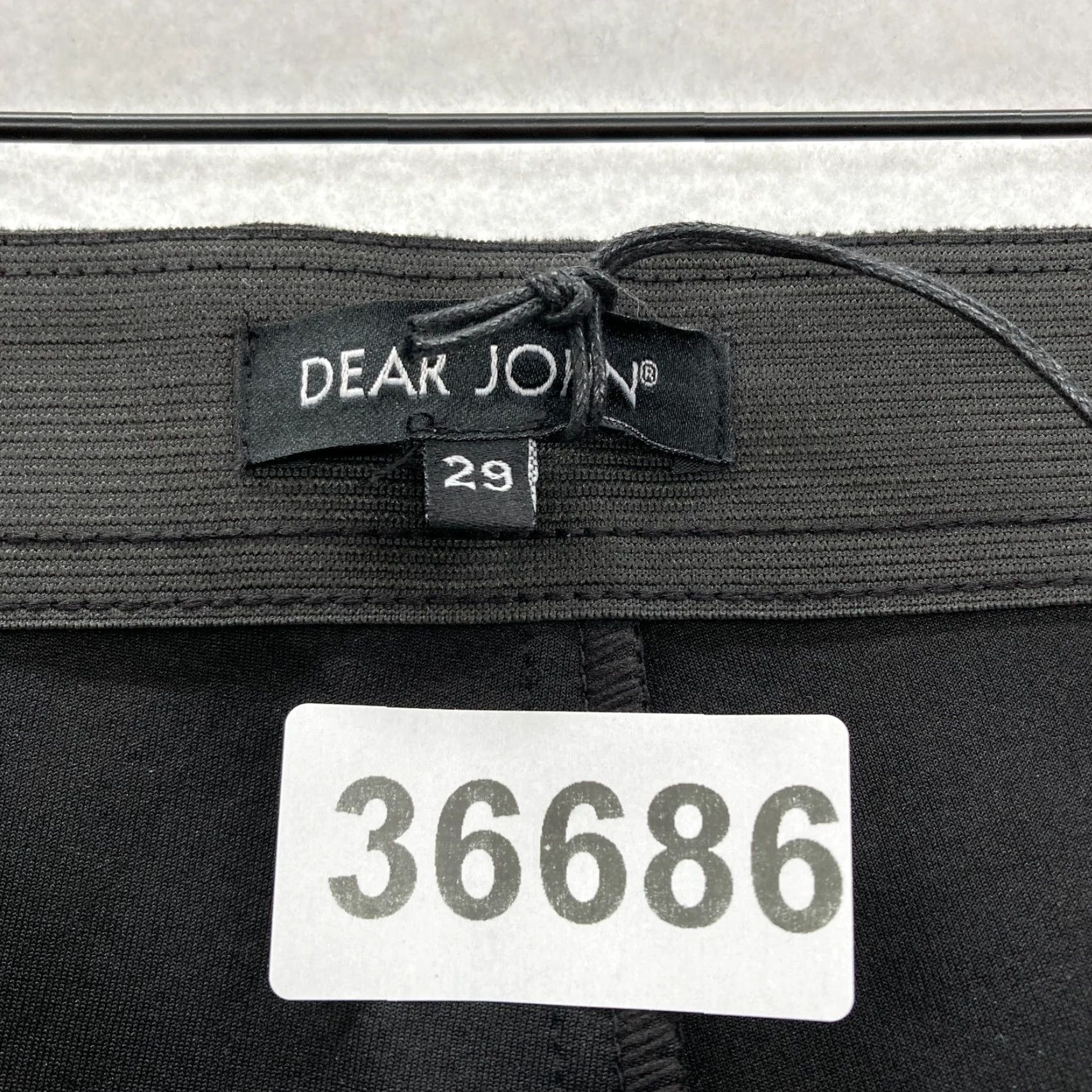 Vintage Dear John Nina Skinny Ankle Pants Women's 29 Black Snakeskin Stretch Side Zip Size 28" / US 6 / IT 42 - 5 Thumbnail