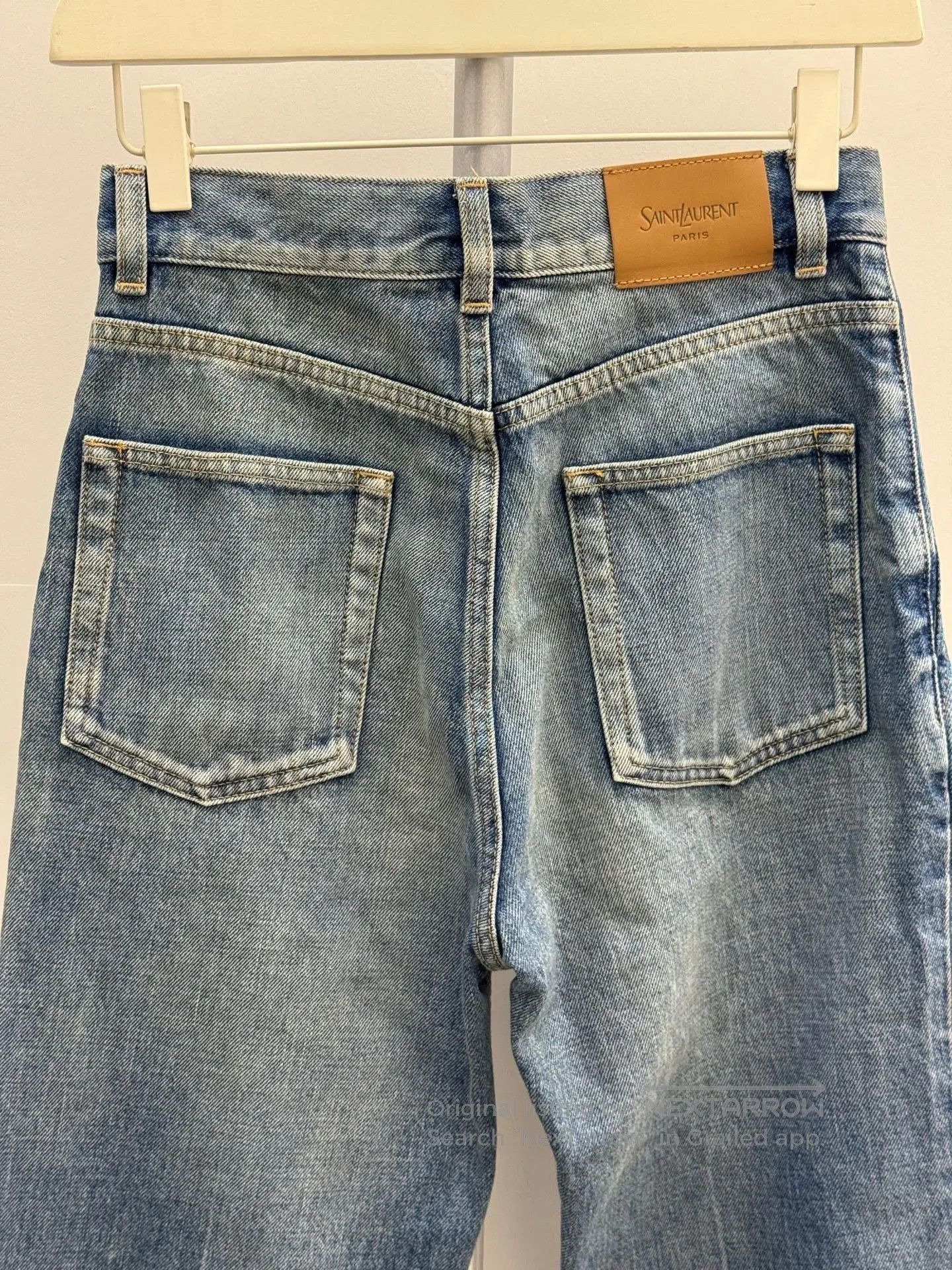 Saint Laurent Paris Saint Laurent 70s Style Blue Jeans. Size 26" / US 2 / IT 38 - 3 Thumbnail