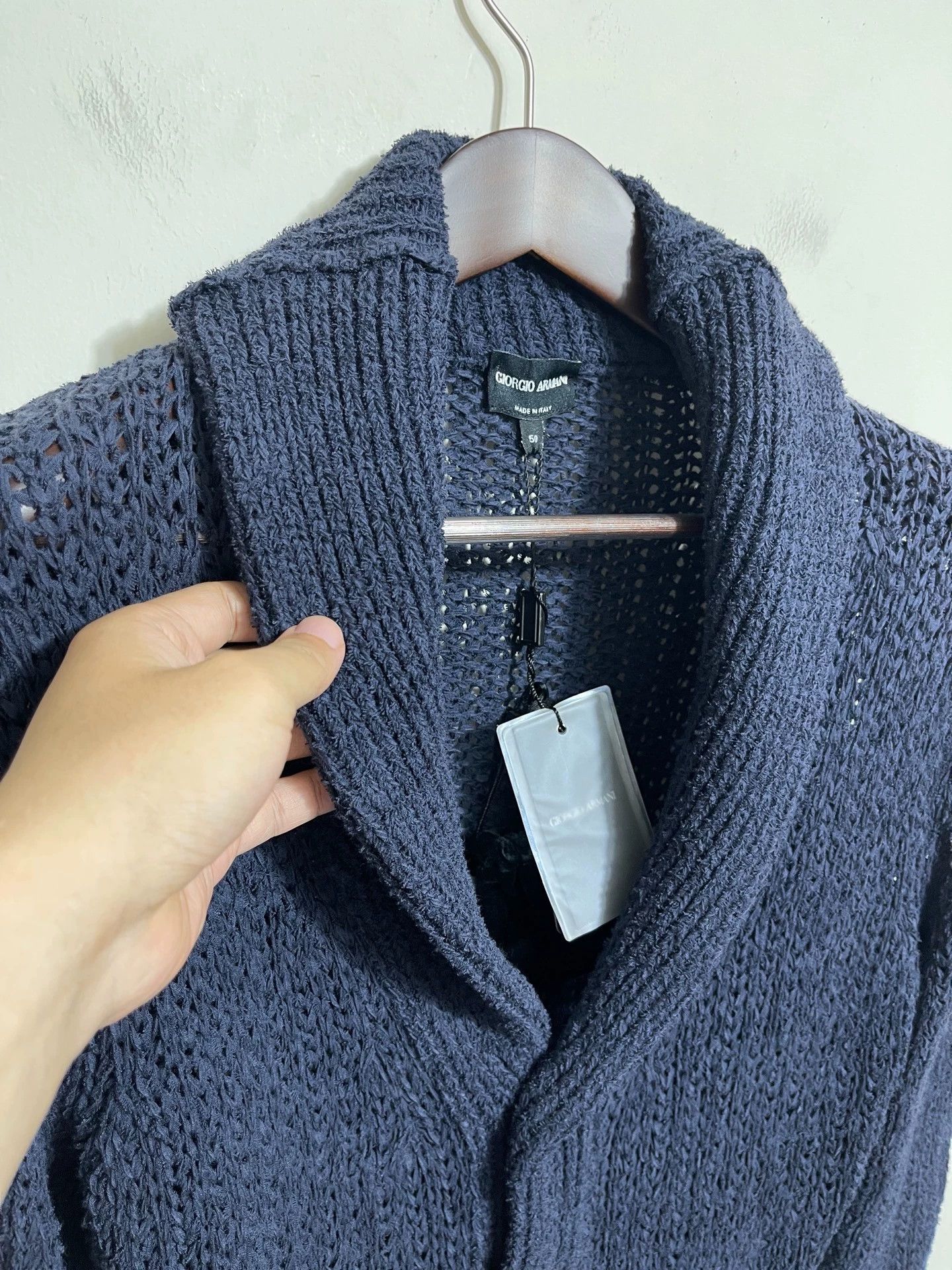 Giorgio Armani Giorgio Armani Slim Cardigan 46/48/50 New Washed Italy Size US M / EU 48-50 / 2 - 3 Thumbnail
