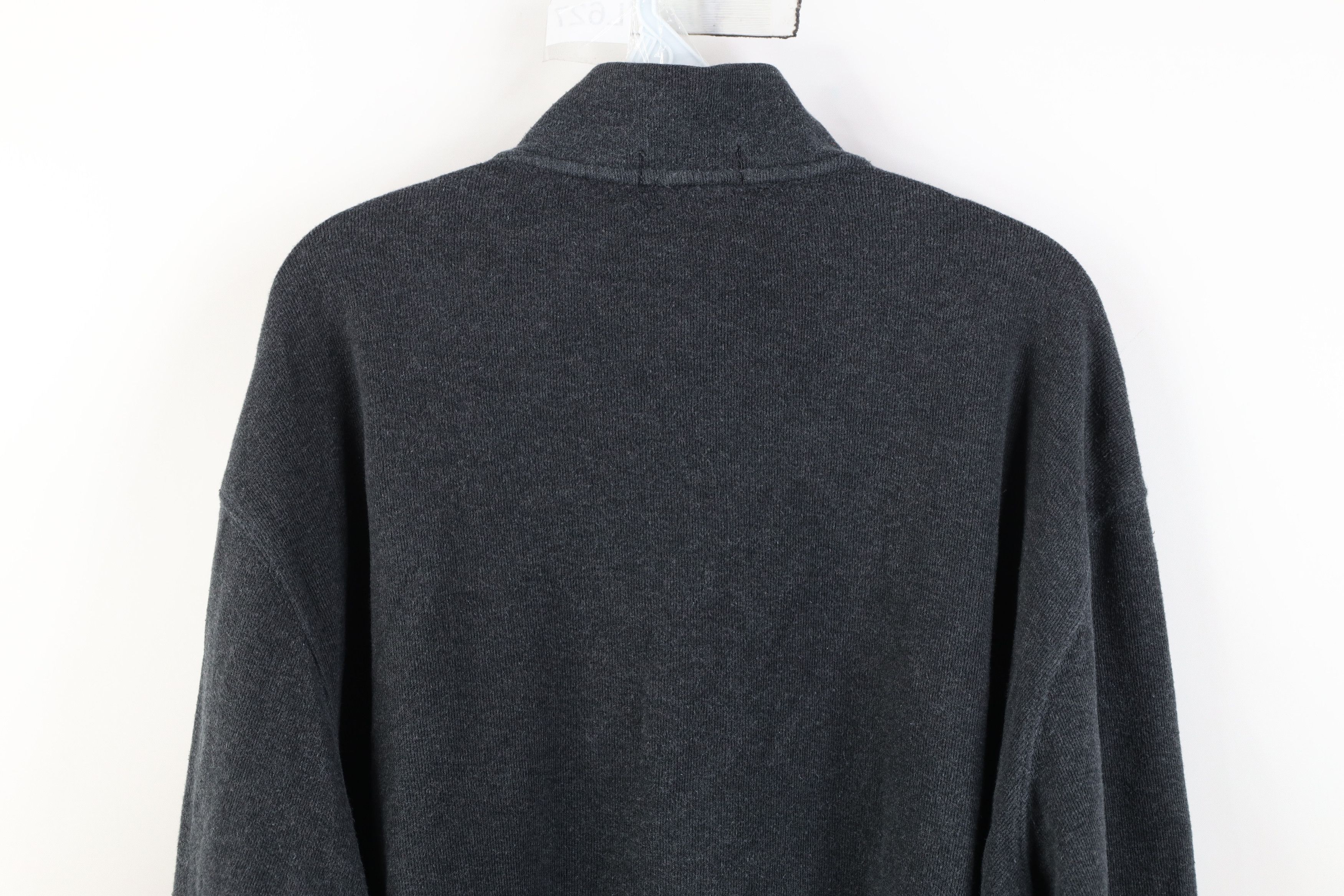 Ralph Lauren Vintage Ralph Lauren Cotton Ribbed Knit 1/4 1/2 Zip Sweater Size US XXL / EU 58 / 5 - 10 Thumbnail