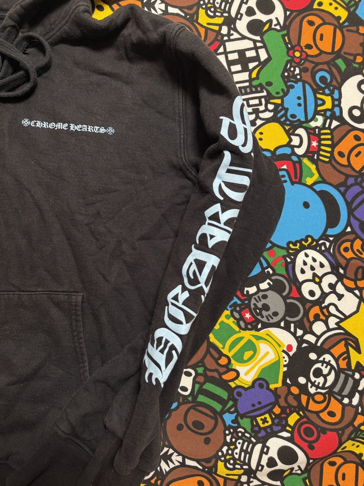 Chrome Hearts Chrome Hearts Icey Blue Script Logo Thermal Hoodie Size US M / EU 48-50 / 2 - 4 Thumbnail
