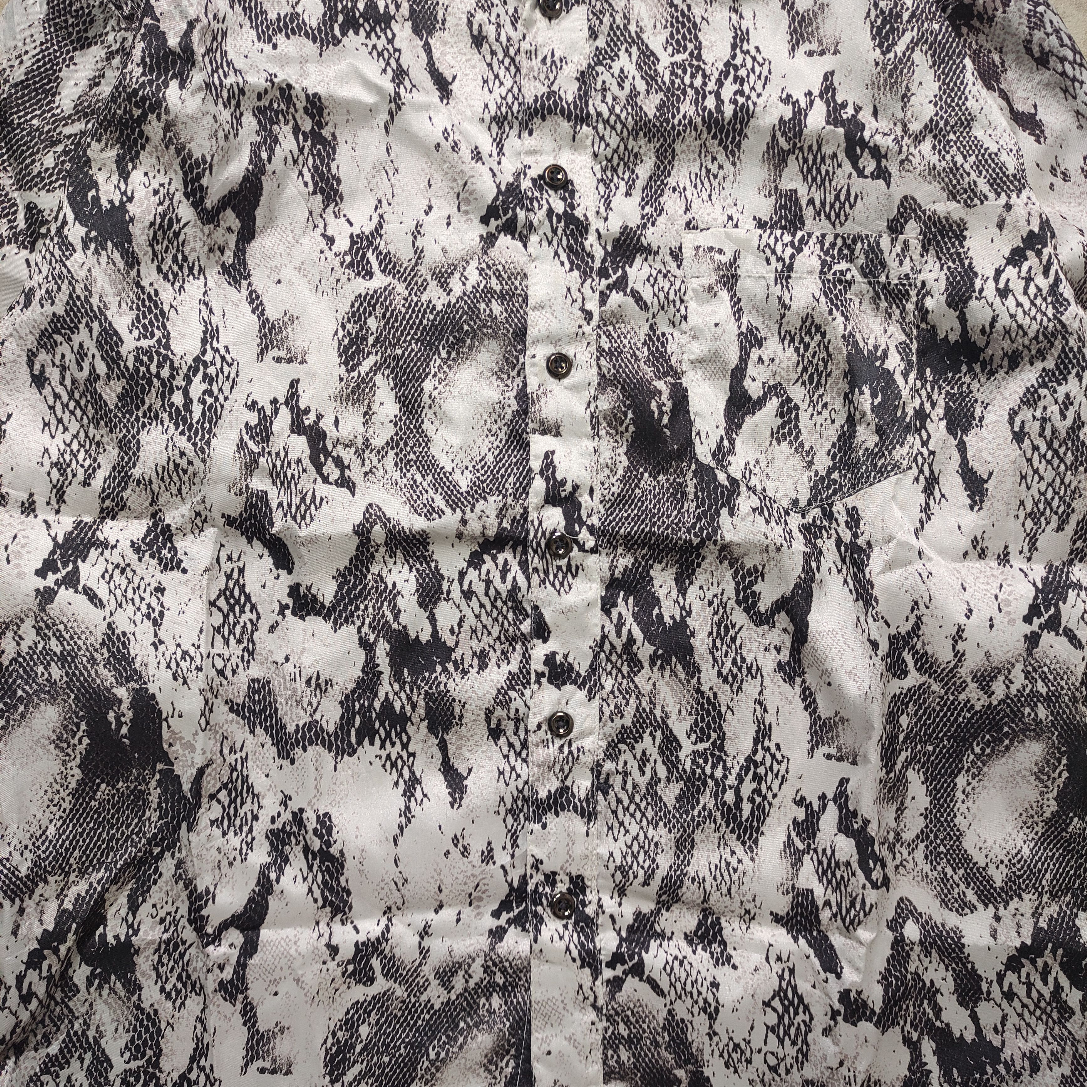 If Six Was Nine × Tornado Mart × Yasuyuki Ishii Semantic Design Snake Skin Shirt – Japanese Brand Size US L / EU 52-54 / 3 - 6 Thumbnail