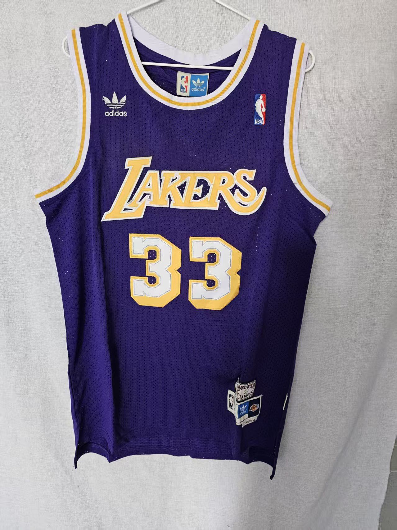 NBA Lakers #33 Abdul-Jabbar Jersey Purple Size US XL / EU 56 / 4 - 2 Thumbnail