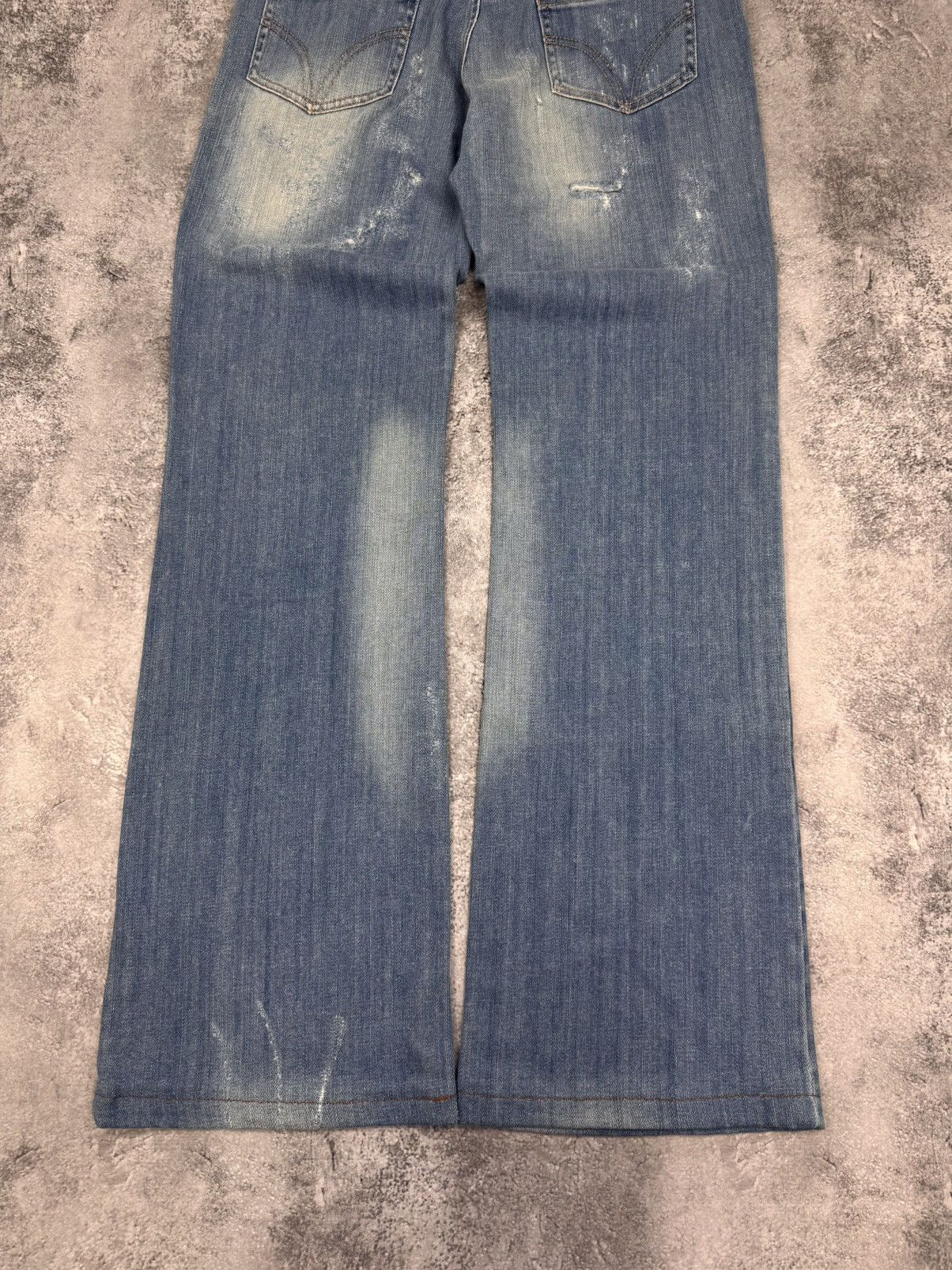 Dolce & Gabbana Dolce&Gabanna Women Rare 90s Flared Jeans Blue Size 29 Size 29" - 2 Thumbnail