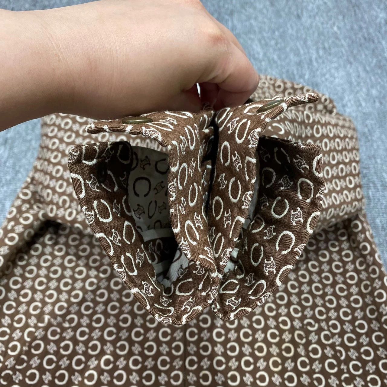 CELINE All Over Print Jacket 38