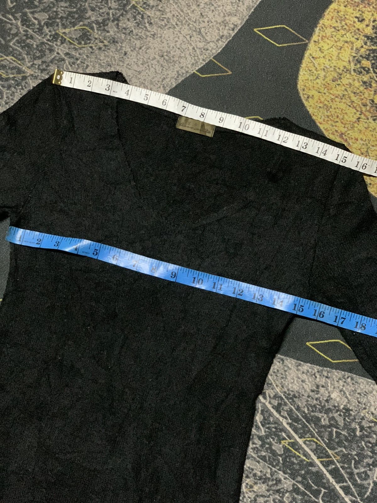 14th Addiction × If Six Was Nine × Japanese Brand 💥Archive💥GOA Wool Knit Long Sweater Wide Arm Rare 💥💥 Size ONE SIZE - 7 Thumbnail