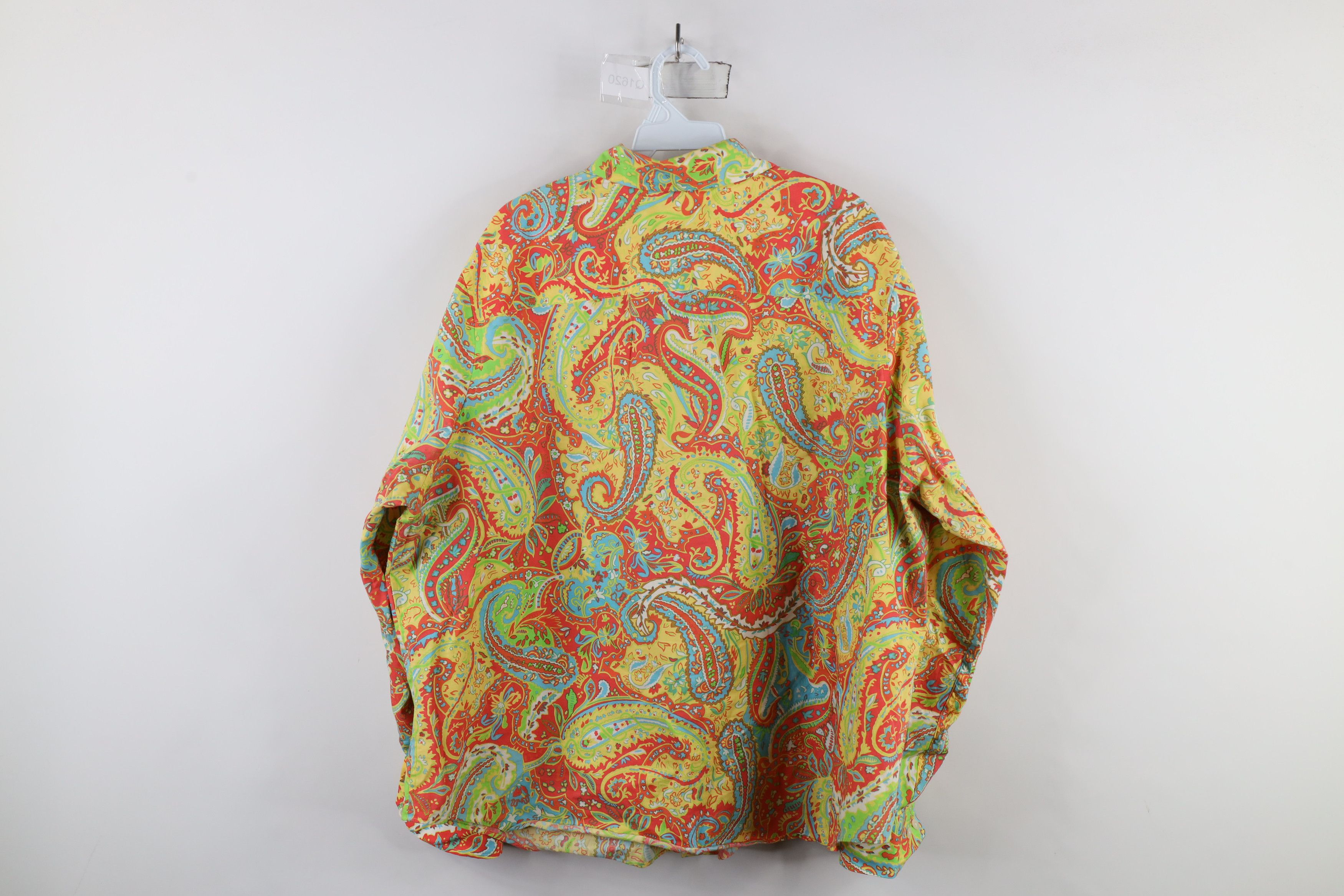 Ralph Lauren × Vintage Vintage 90s Ralph Lauren Collared Button Shirt Cotton Size 3XL / US 20-22 - 9 Thumbnail
