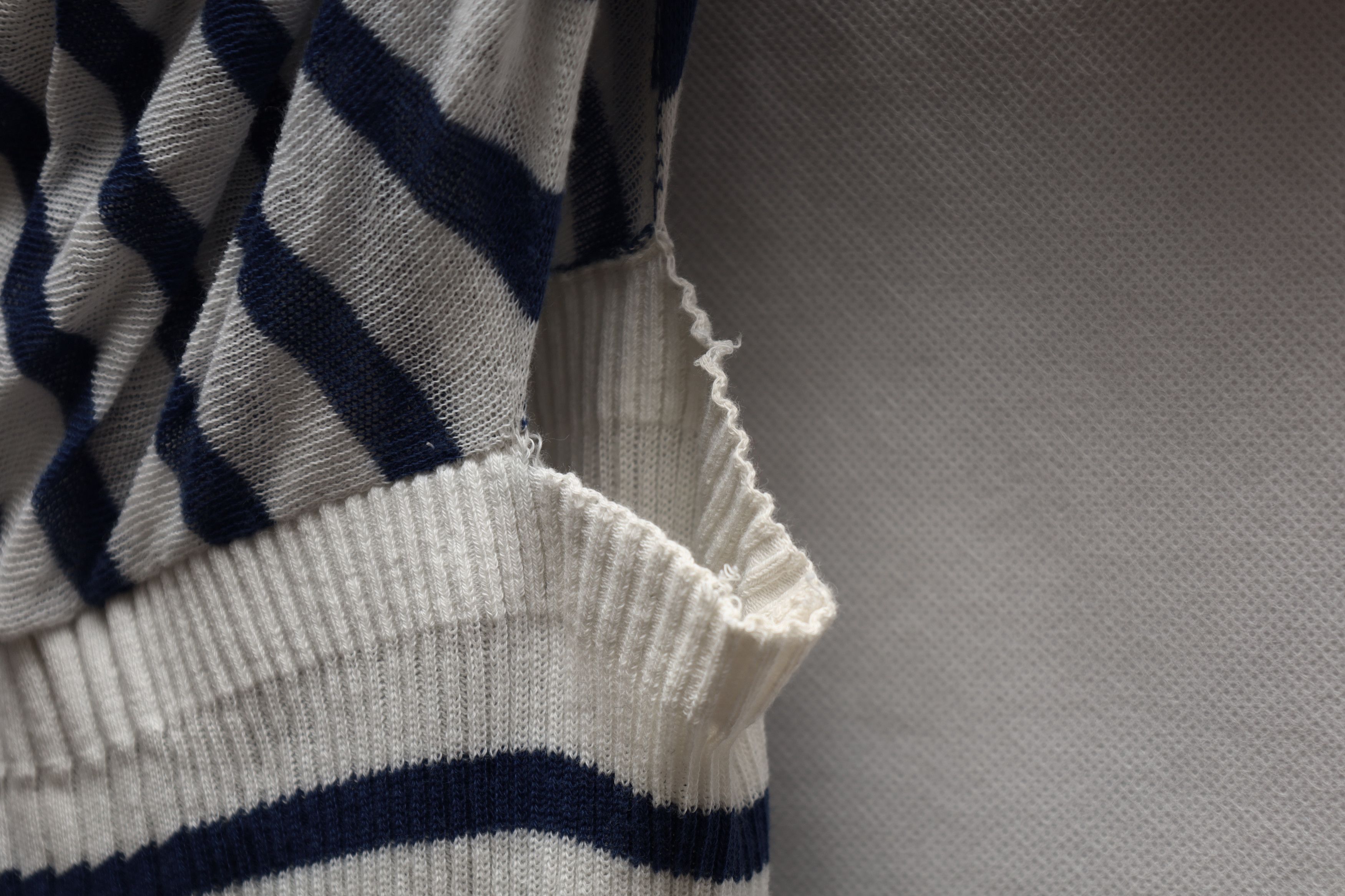 Jean Paul Gaultier JEAN PAUL GAULTIER Nautical Knit Dress Cowl Neck Cotton XS Size XS / US 0-2 / IT 36-38 - 6 Thumbnail
