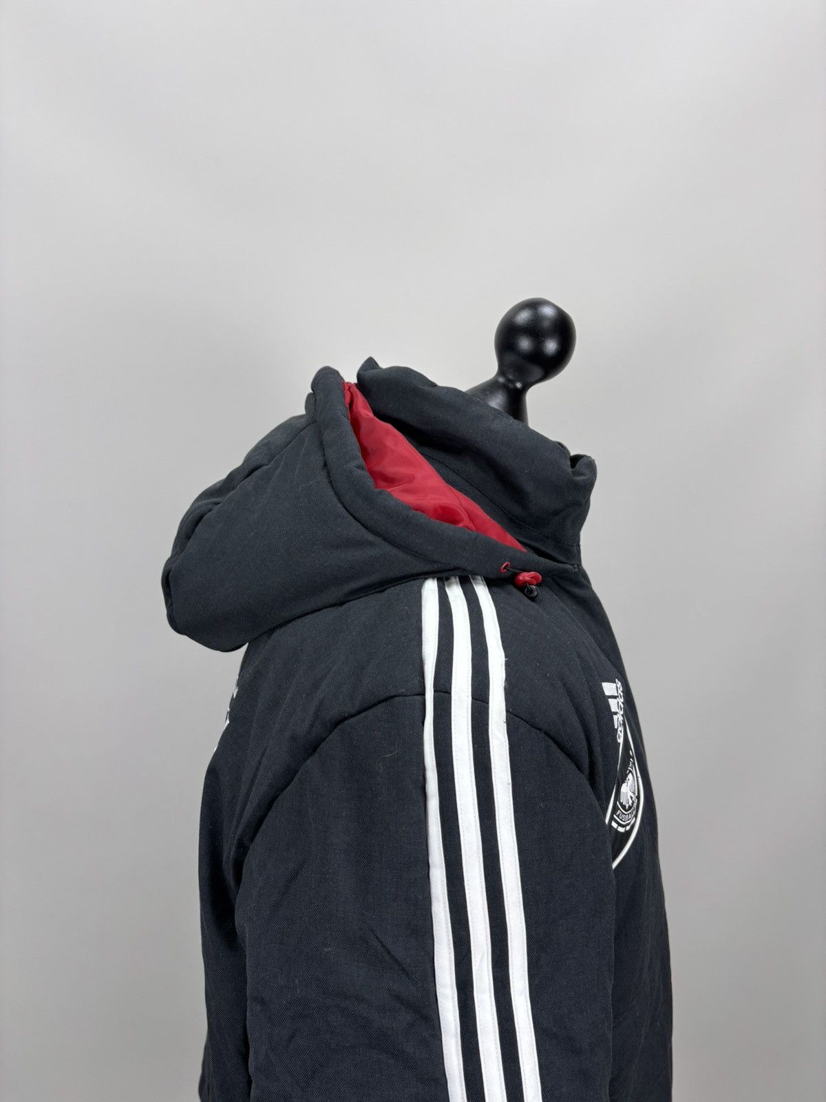 Adidas Mens jacket Adidas Deutscher Fussball Bund Size L Color Gray Size US L / EU 52-54 / 3 - 7 Thumbnail