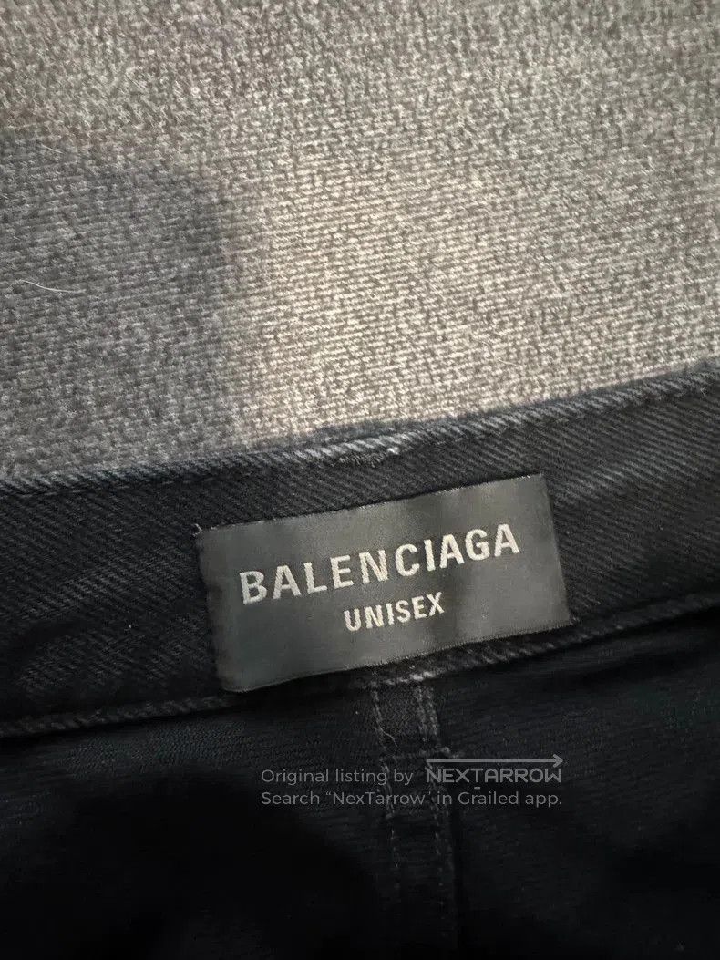 Balenciaga Balenciaga Black Waxed Wide. Size US 26 / EU 42 - 3 Thumbnail