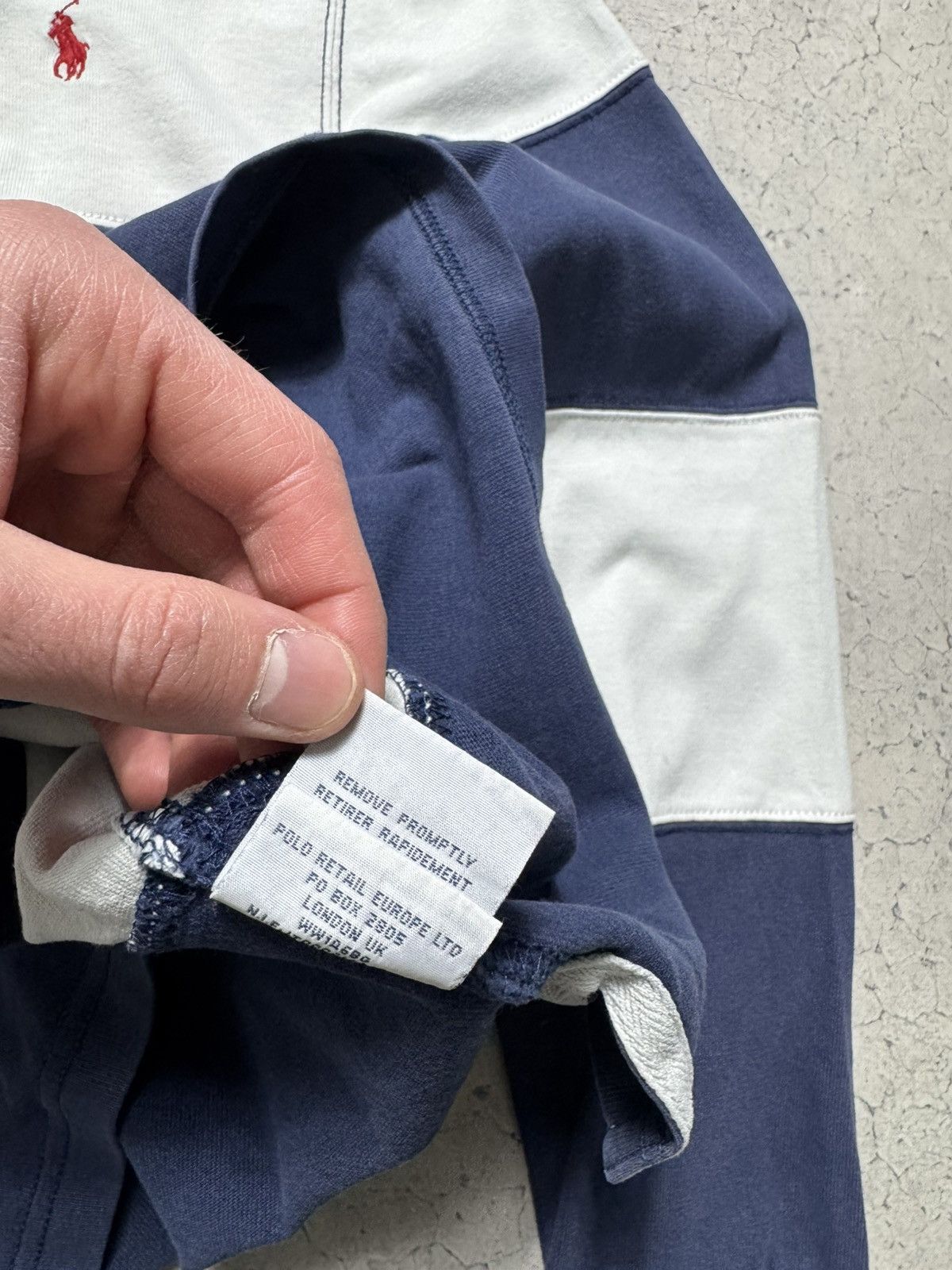 Polo Ralph Lauren Polo Ralph Lauren Vintage Striped Rugby Sweatshirt Size M Size US M / EU 48-50 / 2 - 8 Thumbnail