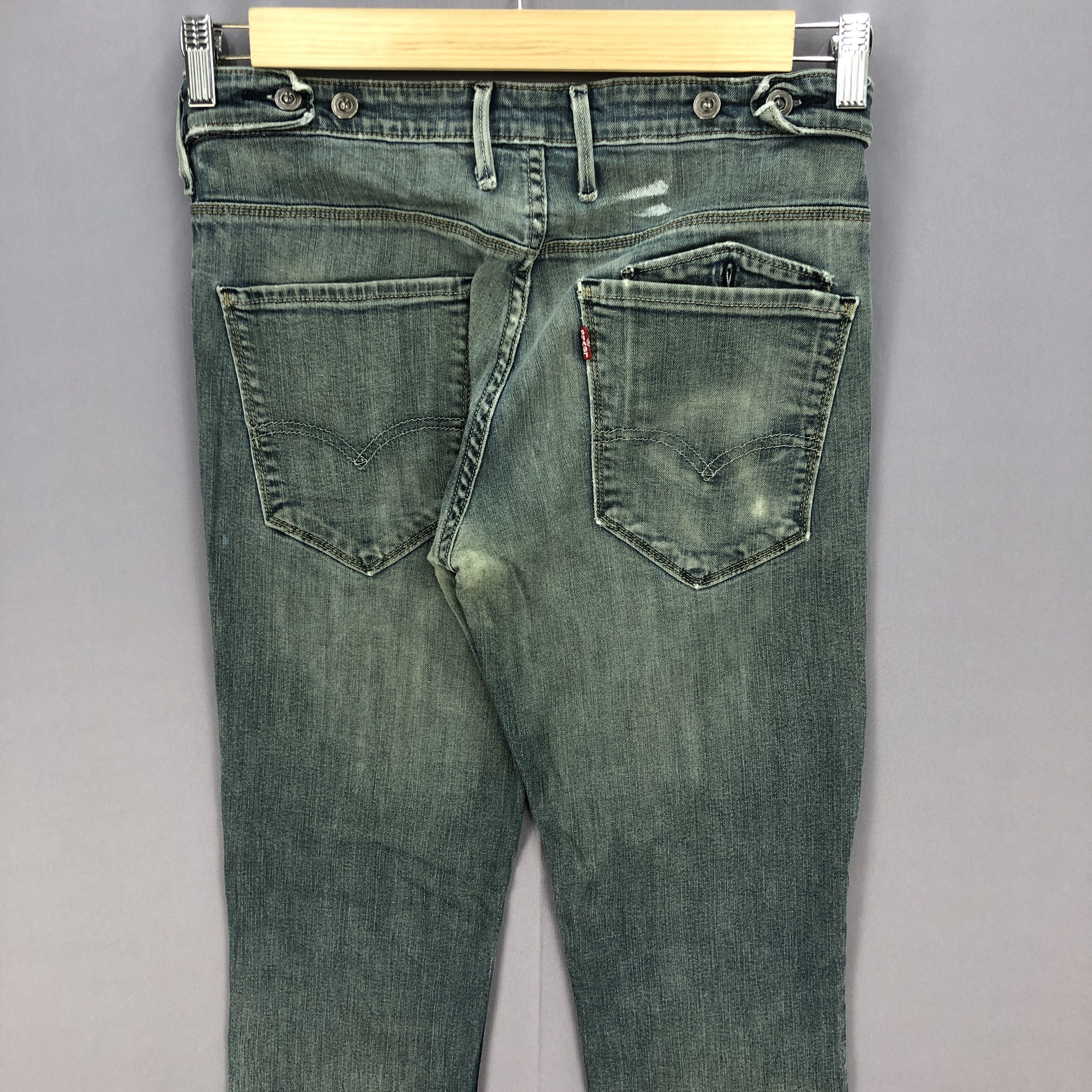 Levi's Vintage Levis Buckle Jeans Levi's Faded Denim Pants Size US 32 / EU 48 - 4 Thumbnail