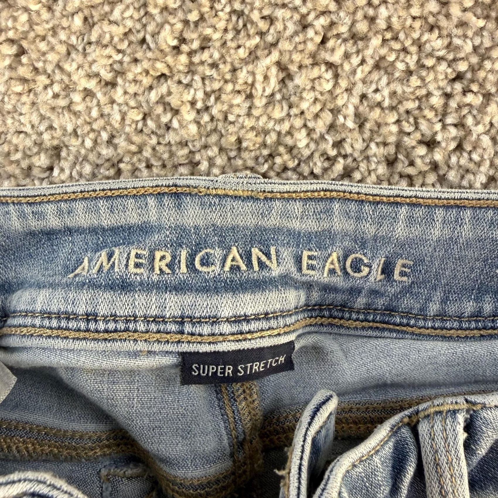 American Eagle Outfitters American Eagle Outfitters Jeans Womens 4 Bootcut Light Wash Blue Stretch Denim 5-Pocket Design Size 27" / US 4 / IT 40 - 5 Thumbnail