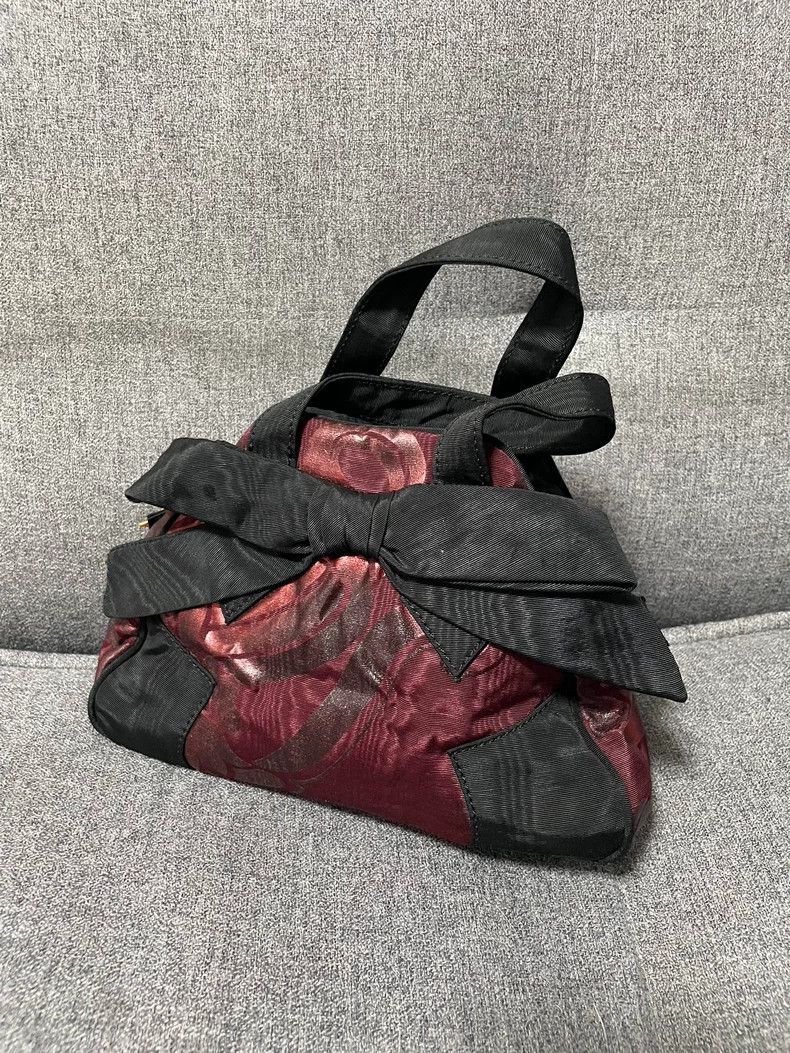 Vivienne Westwood Vivienne Westwood size os Mini graphic print bow handbag Size ONE SIZE - 3 Thumbnail