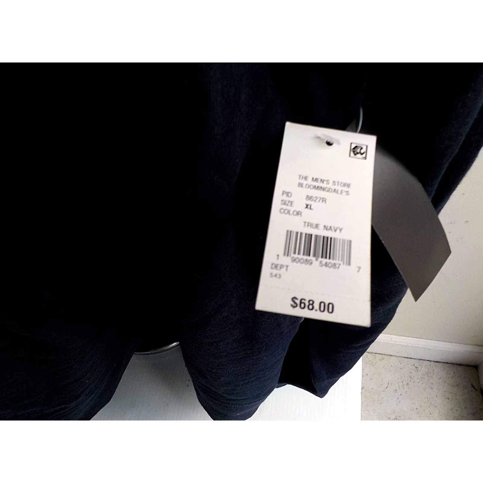 Bloomingdale's BLOOMINGDALE'S The Men's Store LS Pullover Crew Neck Sweatshirt Navy XL NWT Blue Big 100% Cotton Crew Neck Mens Sweatshirt Size US XL / EU 56 / 4 - 3 Thumbnail