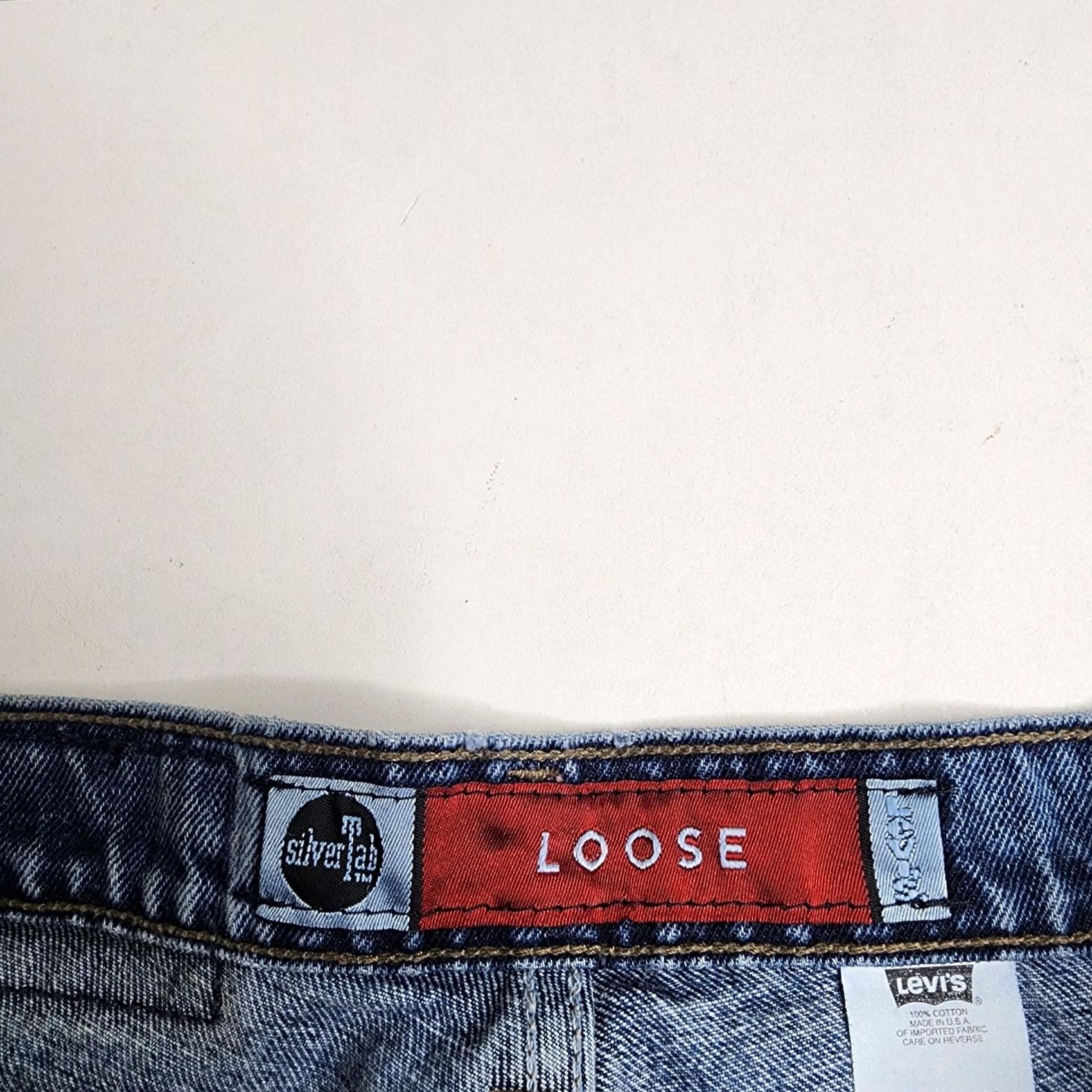 Levi's VINTAGE Levi's Silvertab Loose Denim Jeans High Rise Women's Size 14 Blue 32in WIST 31in Inseam Mens Womens Girls Size 36" / US 14 / IT 50 - 5 Thumbnail