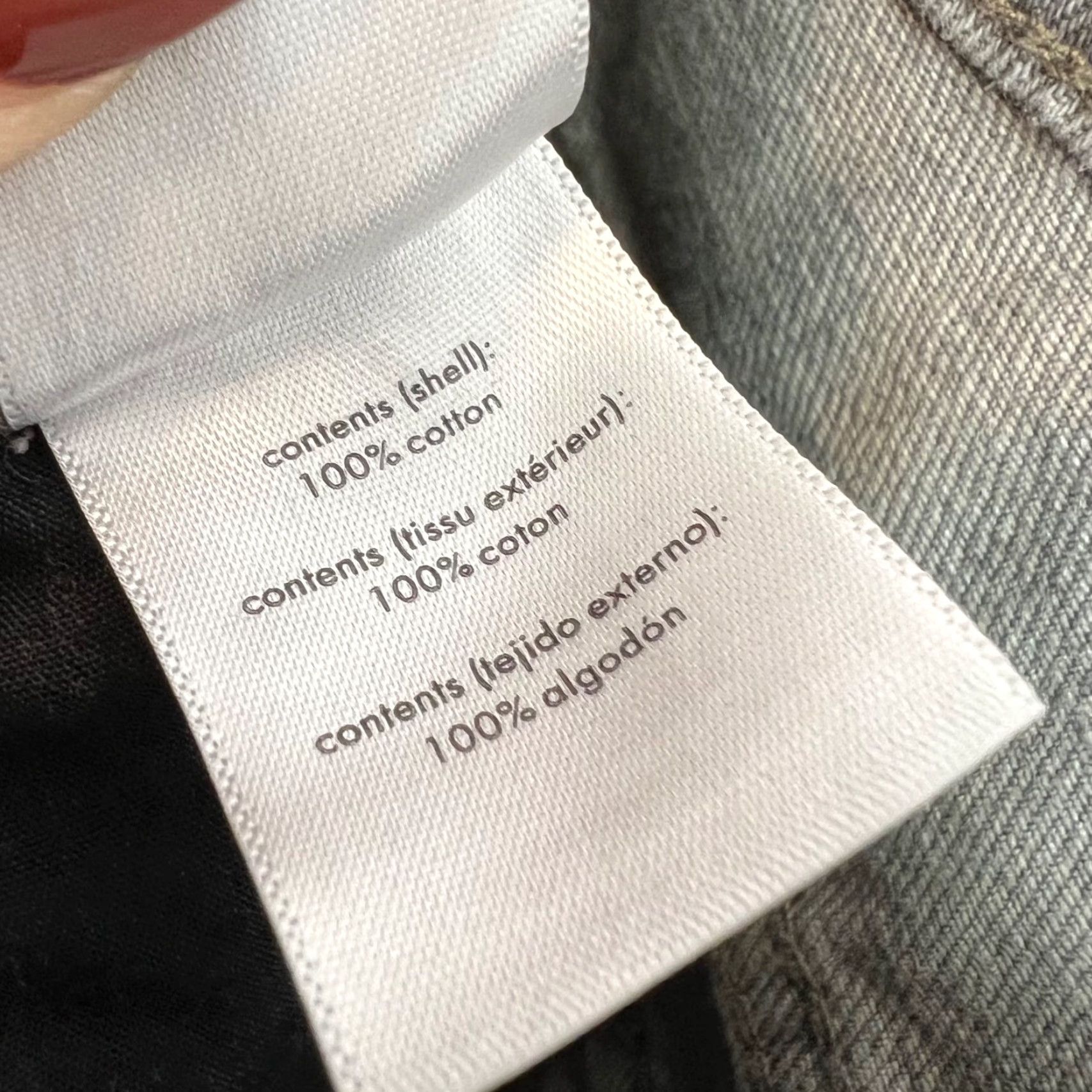 Vintage WeWoreWhat Womens Jeans 25 Distressed Wide-Leg 100% Cotton Taupe Grey Size 42" / US 20 - 5 Thumbnail