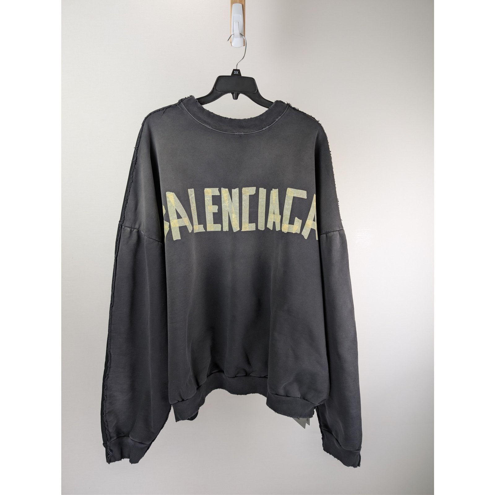 o1rshd1 Double Front Oversize Crewneck Sweatshirt