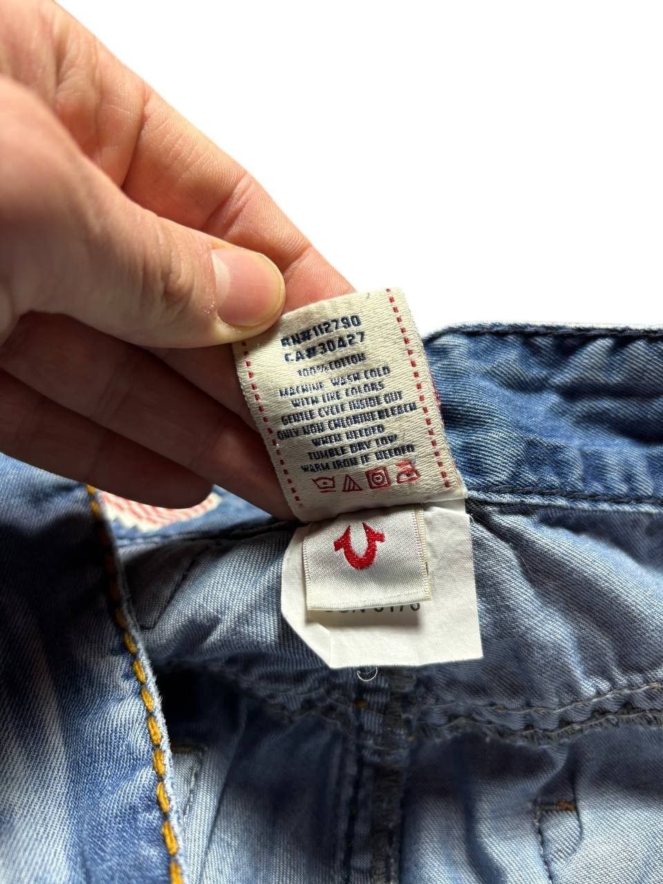 True Religion True Religion Billy Super T Denim Shorts sz W33 made in USA Size US 33 - 14 Thumbnail