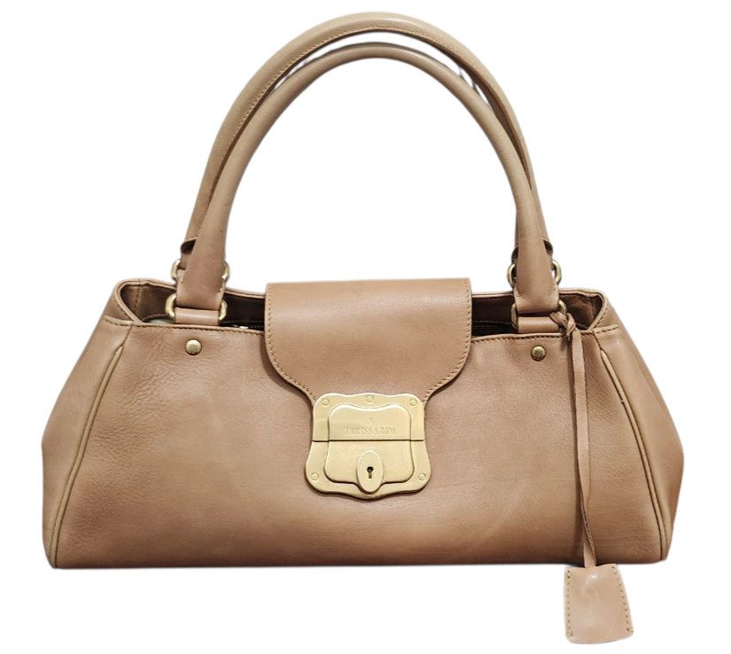 Trussardi TRUSSARDI Baguette Clip Shopper Shoulder Push Lock Handbag Size ONE SIZE - 2 Thumbnail