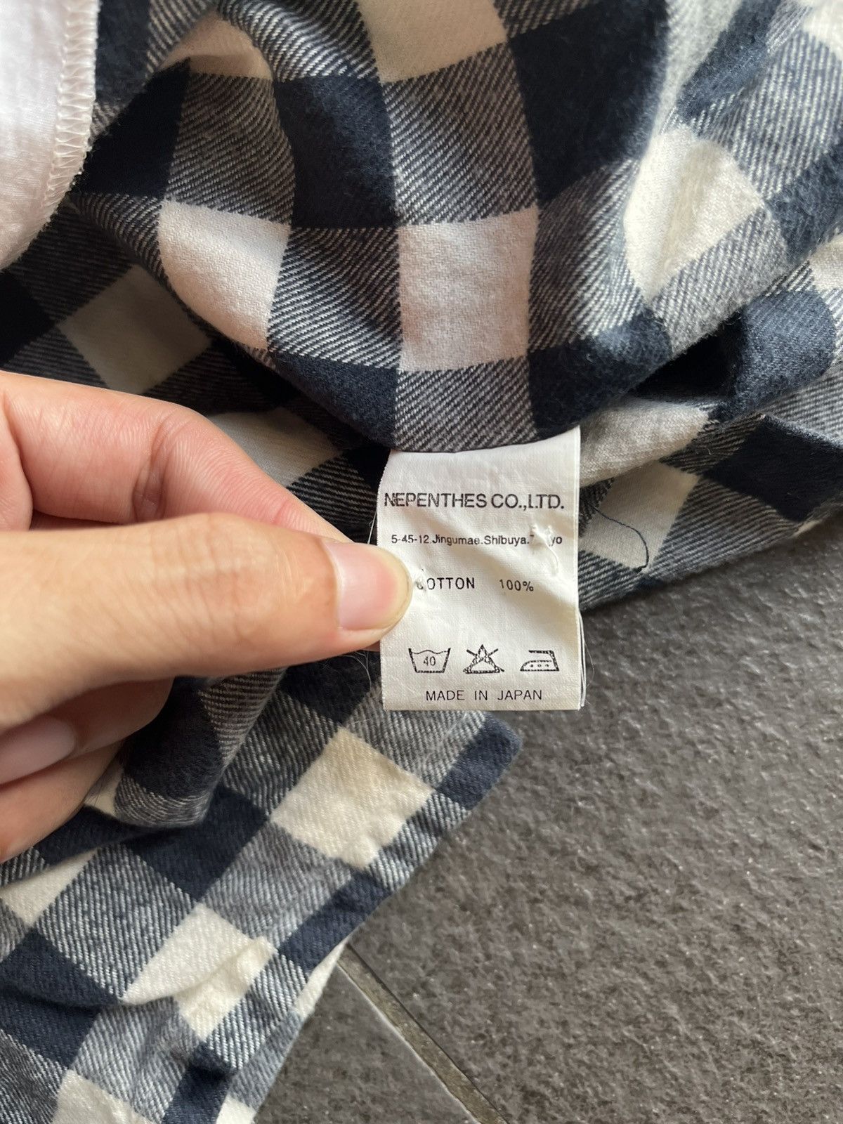 Nepenthes Nepenthes Checkered Flannel B/D Gingham Shirt Japan Size US M / EU 48-50 / 2 - 12 Thumbnail