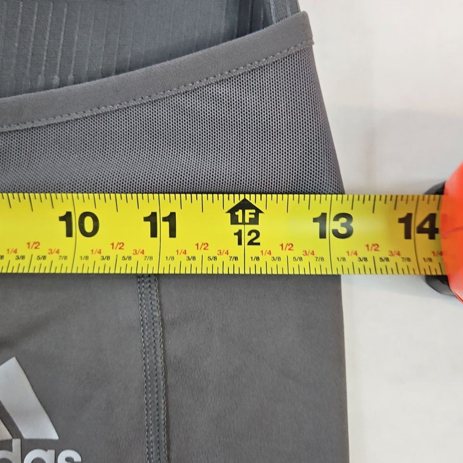 Adidas Adidas Primegreen Aeroready Techfit 3" Mid Rise Gray Womens S Volleyball Shorts Size 28" / US 6 / IT 42 - 4 Thumbnail
