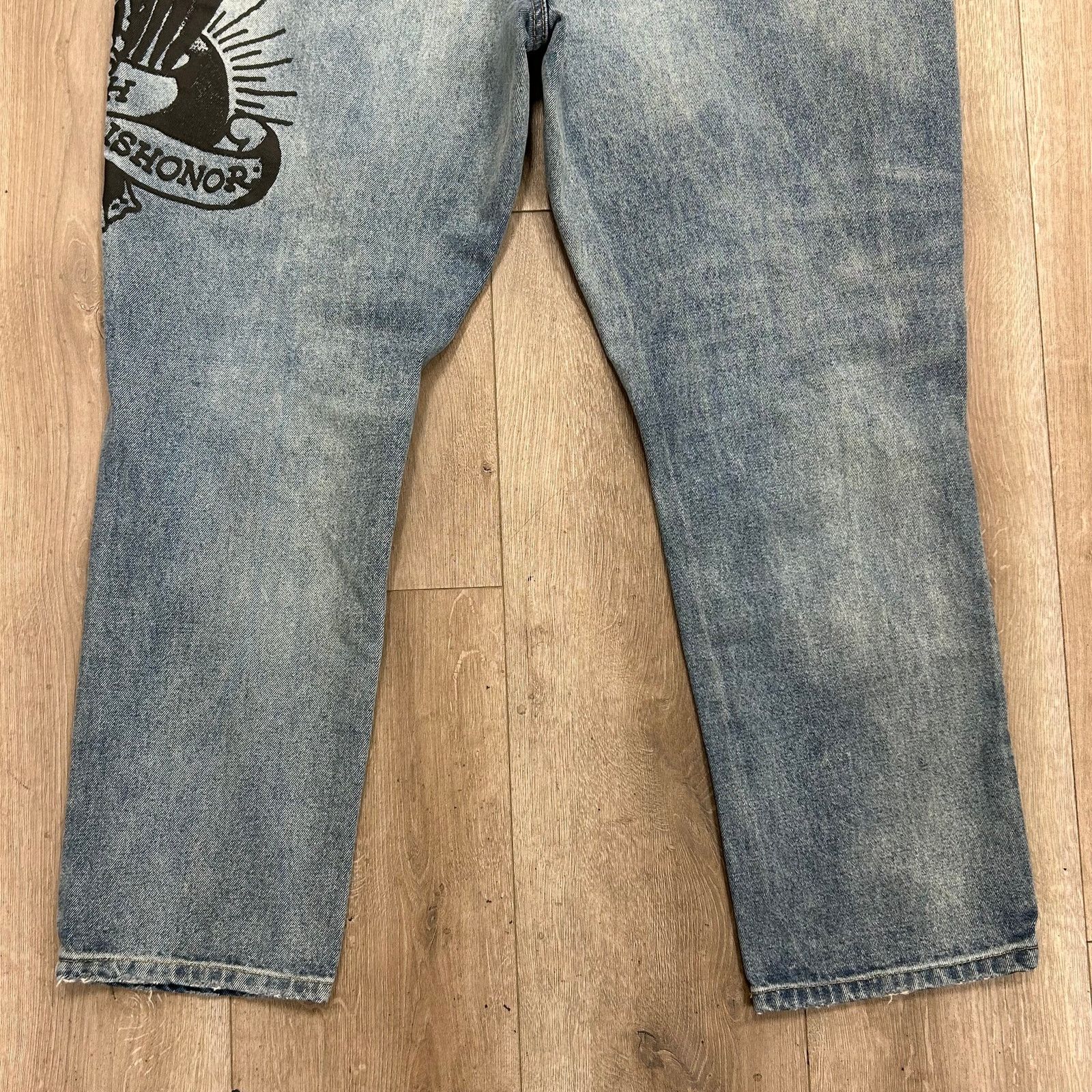 Ed Hardy Ed Hardy Death Before Dishonor Denim Jeans size 40 B4 Size US 40 / EU 56 - 6 Thumbnail