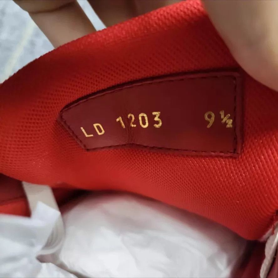 Louis Vuitton LV Year of the Dragon white-red colorblock sneaker Size US 10.5 / EU 43-44 - 3 Thumbnail