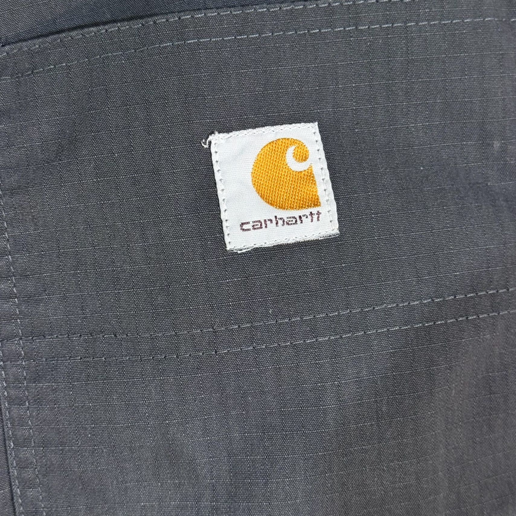 Carhartt Carhartt Pants Mens 38x28 Gray Relaxed Fit Ripstop Workwear Hidden Zip Pocket Size US 38 / EU 54 - 6 Thumbnail