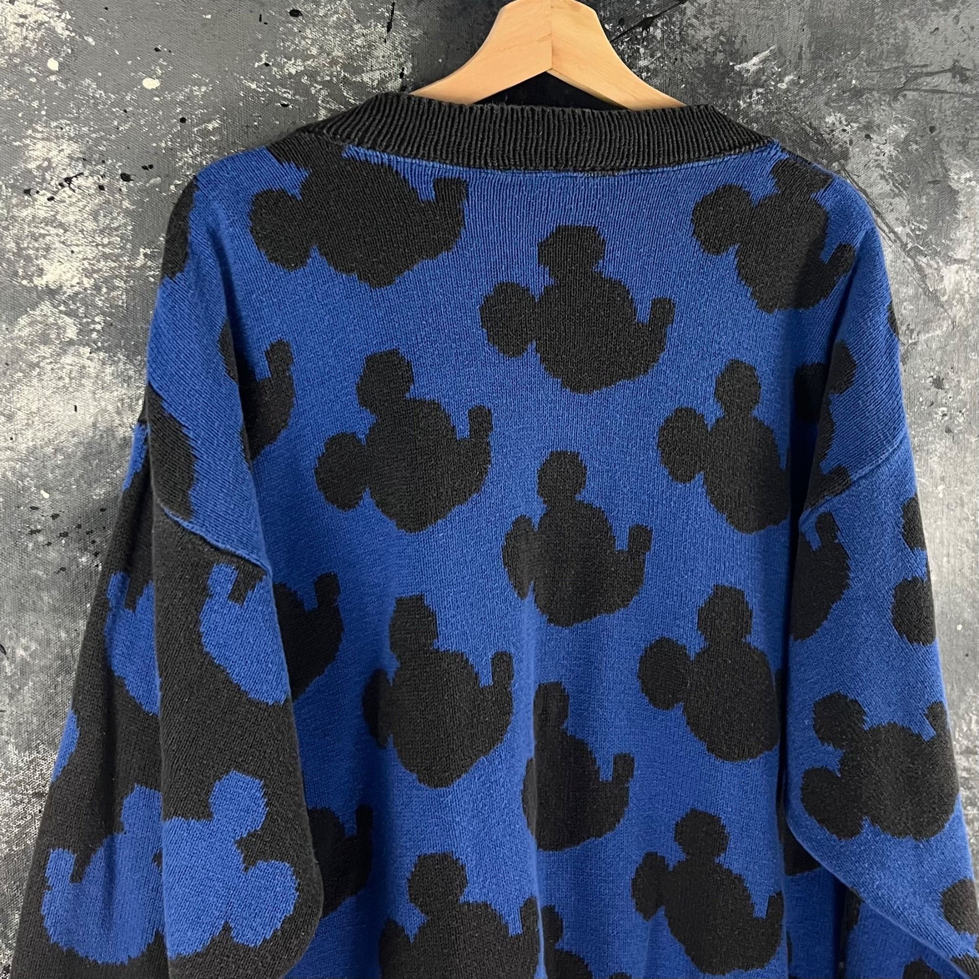 Disney × Vintage Vintage 90’s Mickey Mouse Caridgan Size US M / EU 48-50 / 2 - 3 Thumbnail