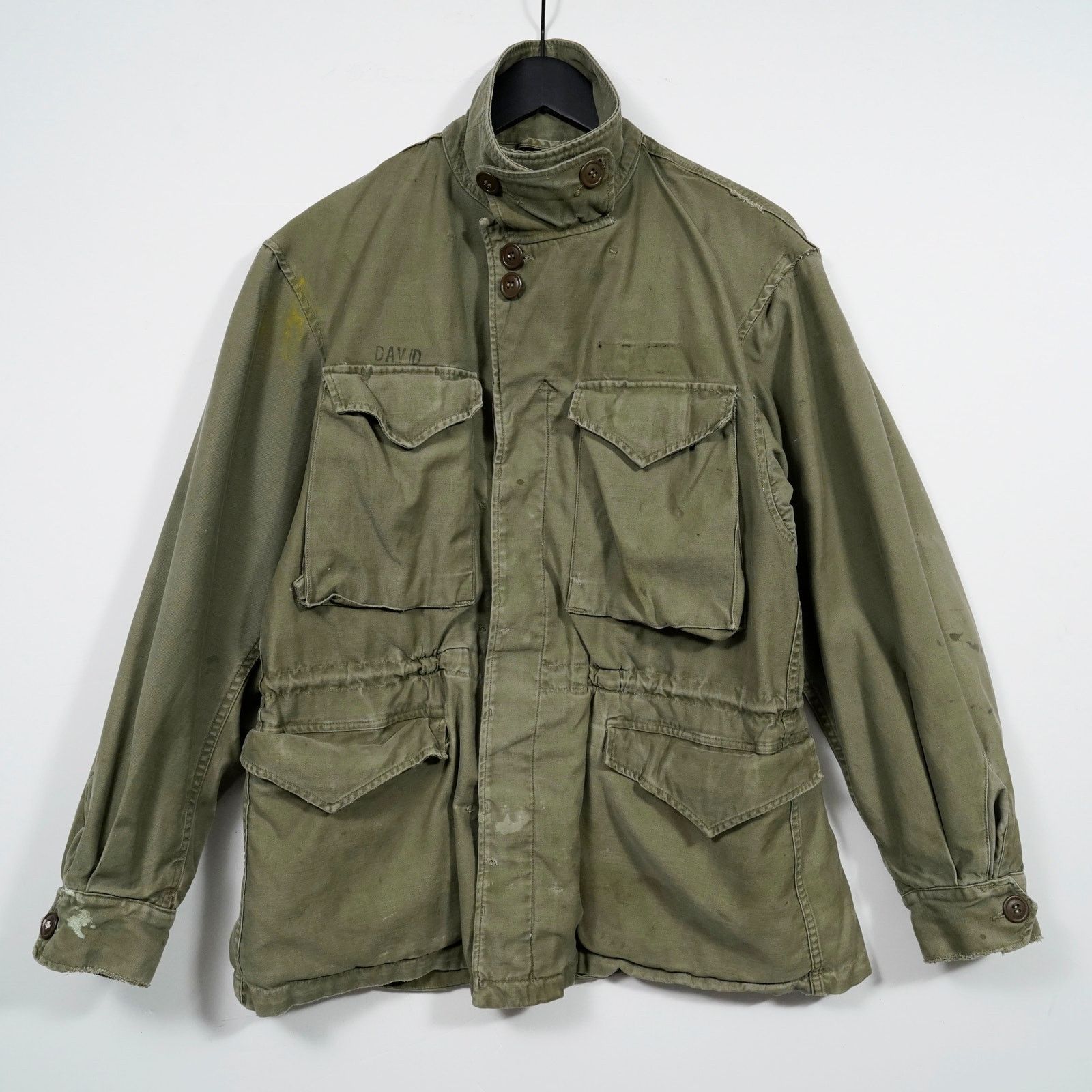 Vintage VTG WWII US Army M-43 Field Jacket OG-107 Stencil Distressed Size US M / EU 48-50 / 2 - 3 Thumbnail