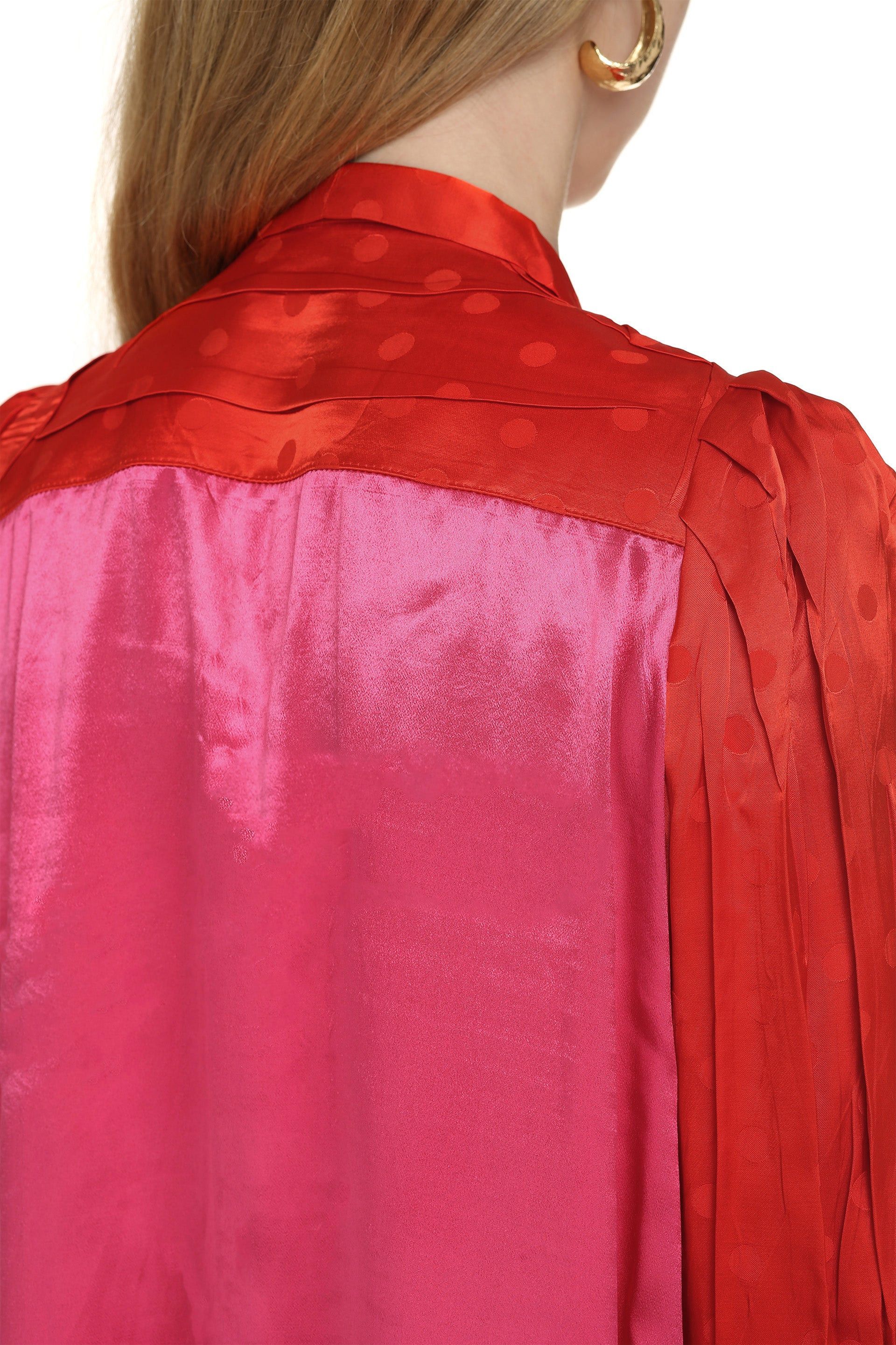 Balenciaga o1y0625 Midi Dress in Red/Pink Size M / US 6-8 / IT 42-44 - 5 Thumbnail