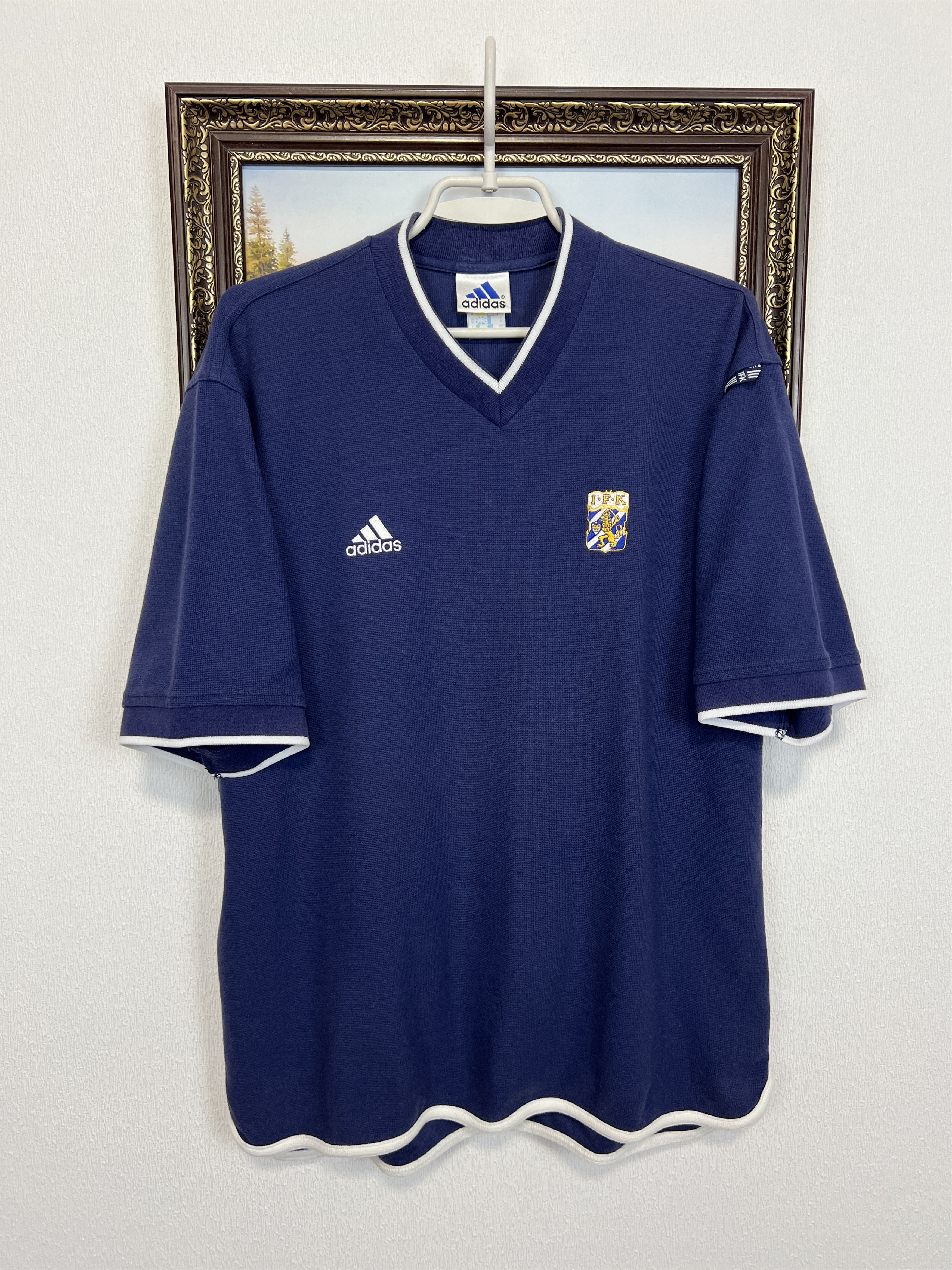 Adidas Vintage 90's IFK Goteborg Football Train Shirt Soccer Jersey Size US M / EU 48-50 / 2 - 1 Thumbnail