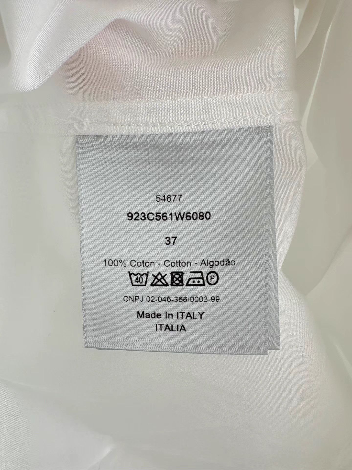 Dior DIOR Bee Embroidery White Shirt K1 Size XS / US 0-2 / IT 36-38 - 5 Thumbnail