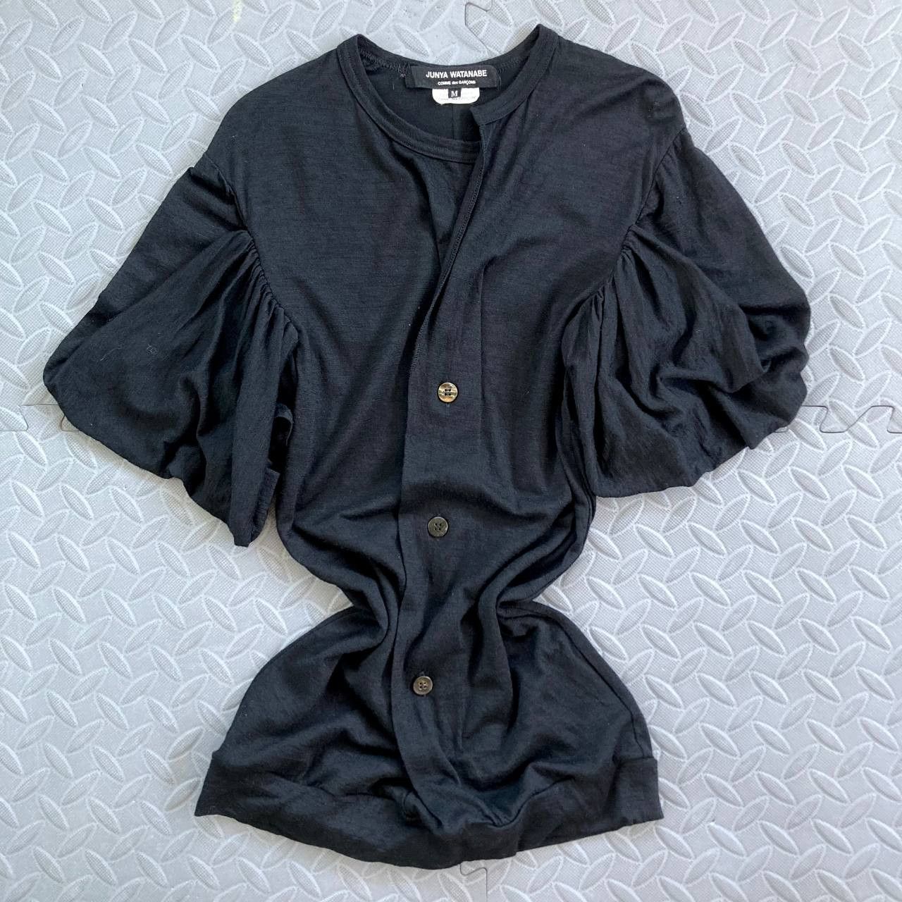 Junya Watanabe S/S07 Asymmetrical Gather Balloon Sleeves Blouse Size M / US 6-8 / IT 42-44 - 1 Thumbnail